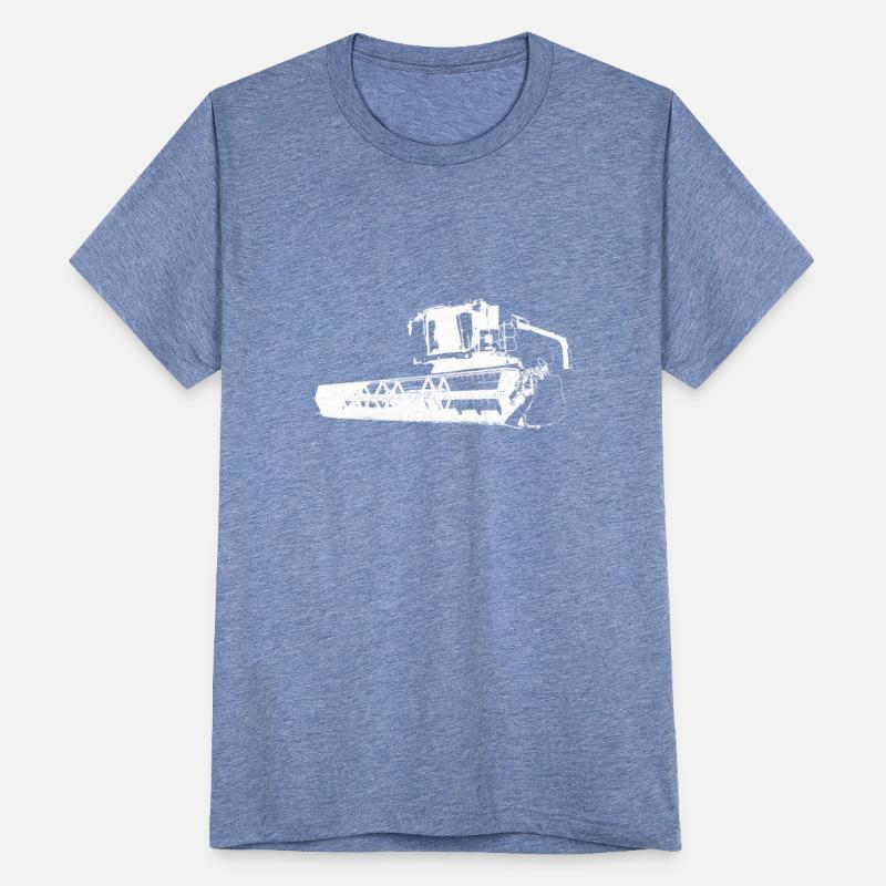 Harvester grain corn threshing crop farmer