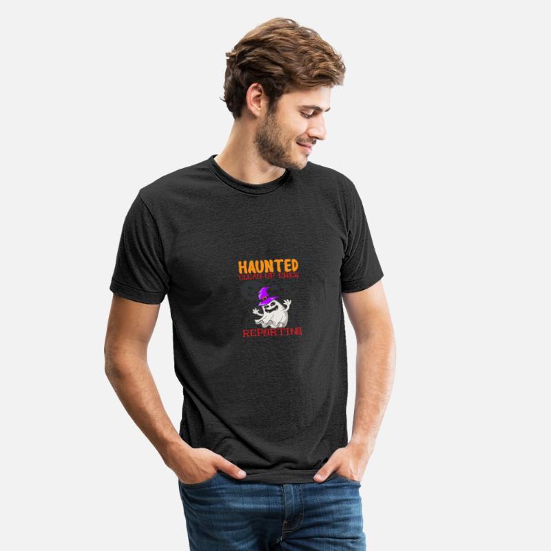 Haunted Clean-Up Crew Reporting Janitor Halloween