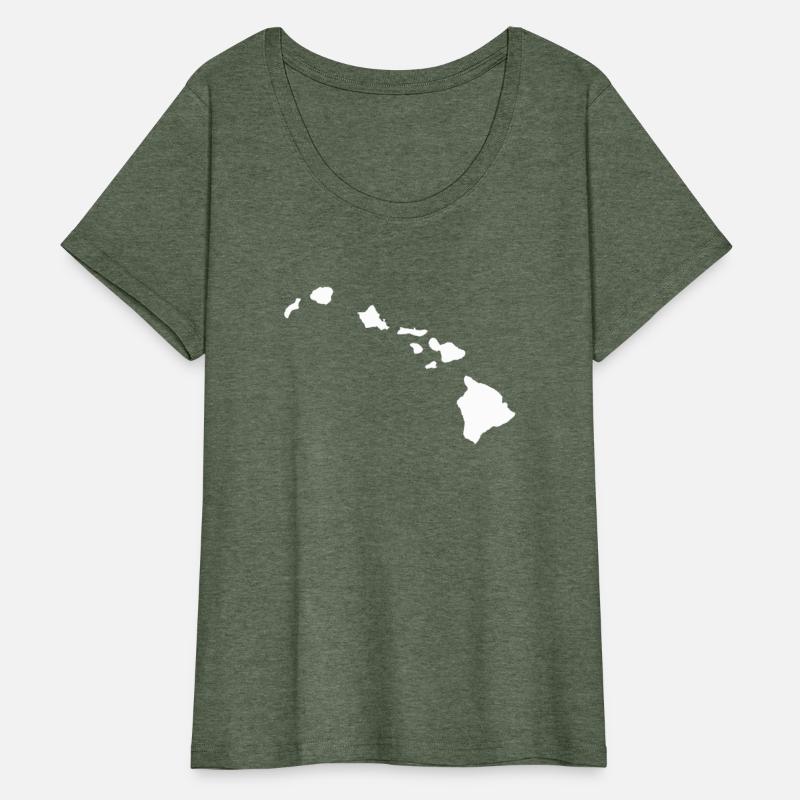 Hawaii Hawaii Map Grey Small