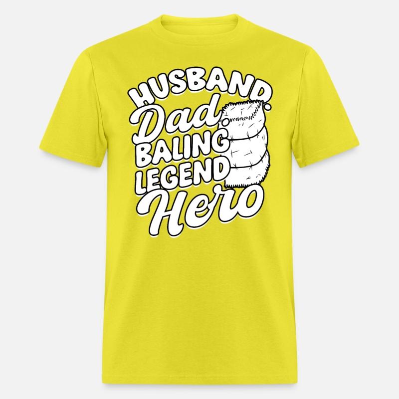 Hay Bale Farming Husband Dad Baling legend Hero
