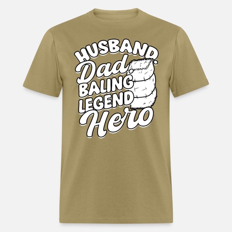 Hay Bale Farming Husband Dad Baling legend Hero