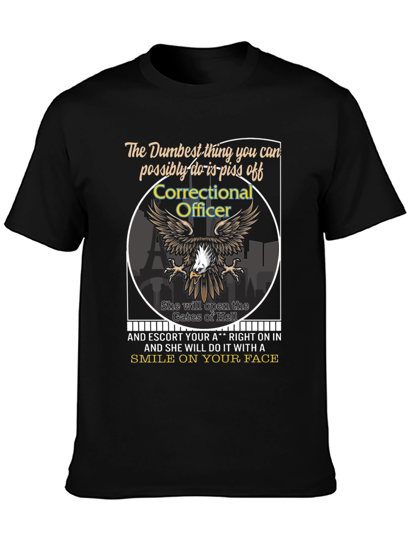 Correctional Officer Eagle Graphic Tee