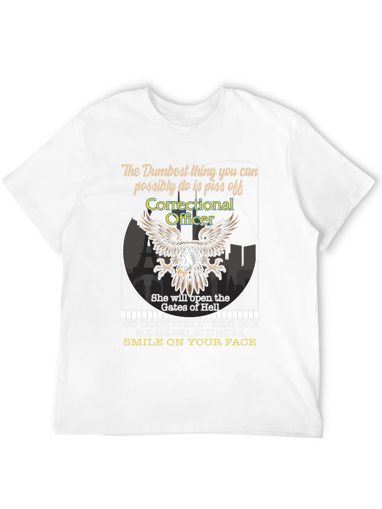 Correctional Officer Eagle Graphic Tee