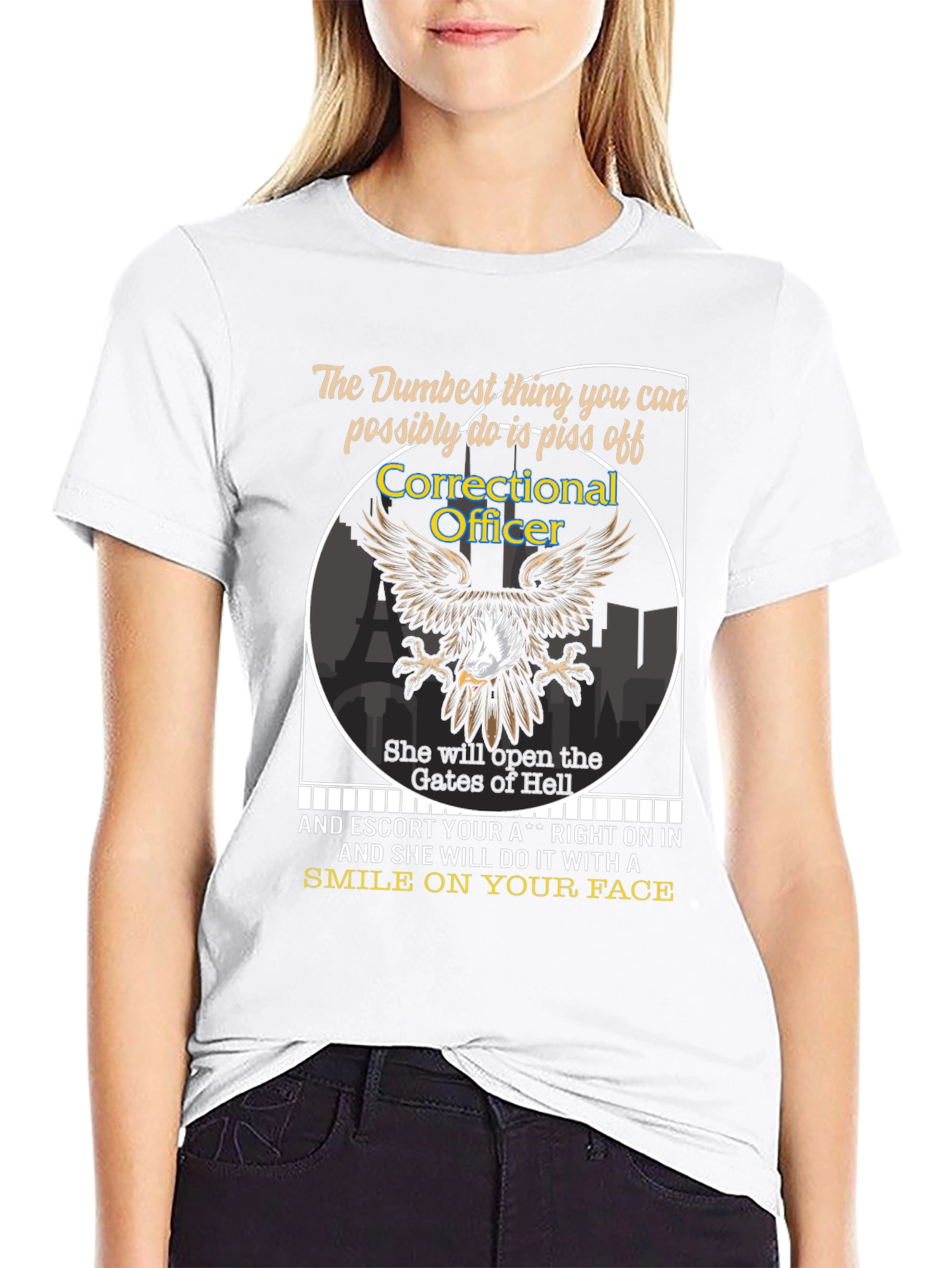 Correctional Officer Eagle Graphic Tee
