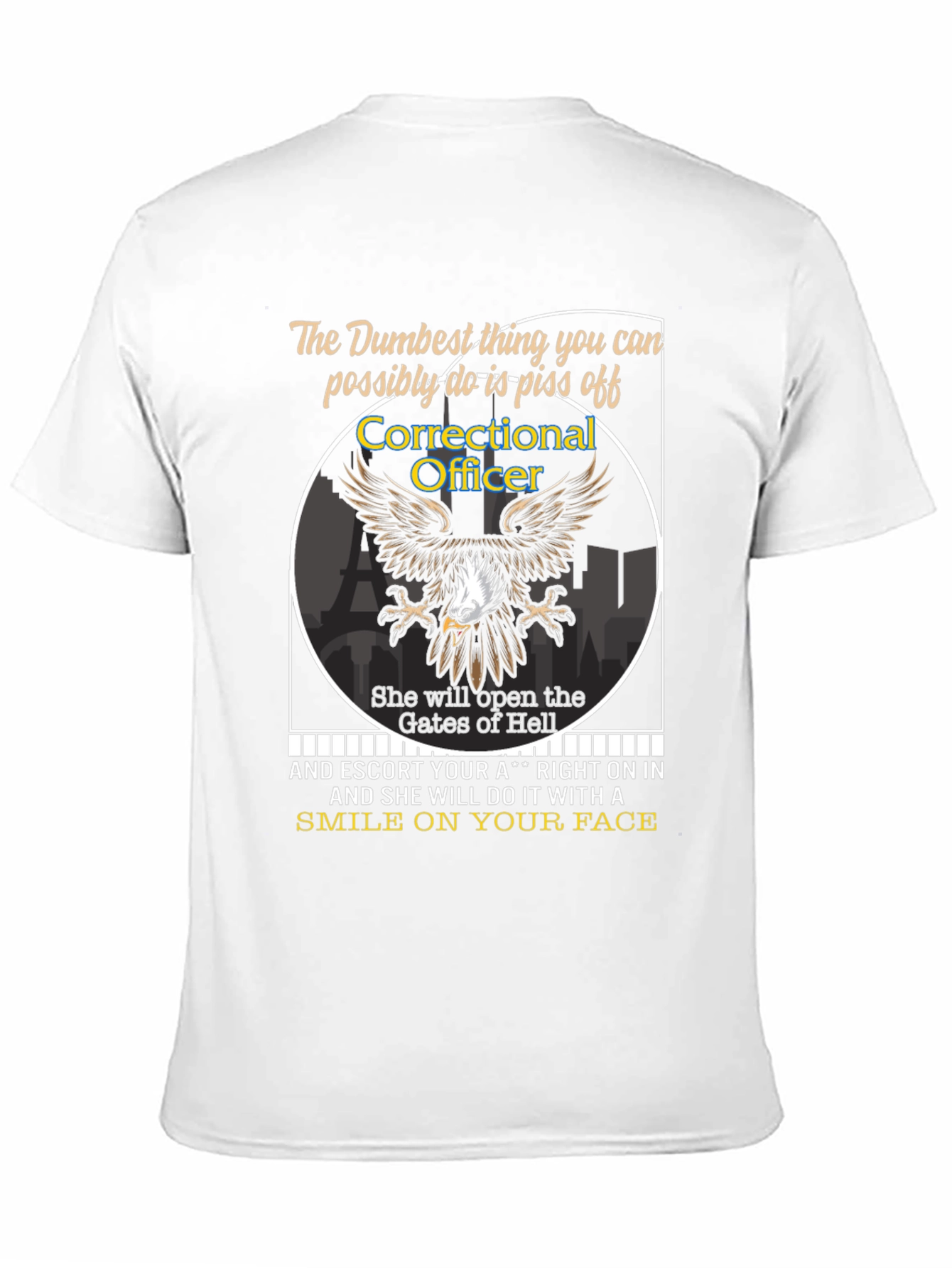 Correctional Officer Eagle Graphic Tee