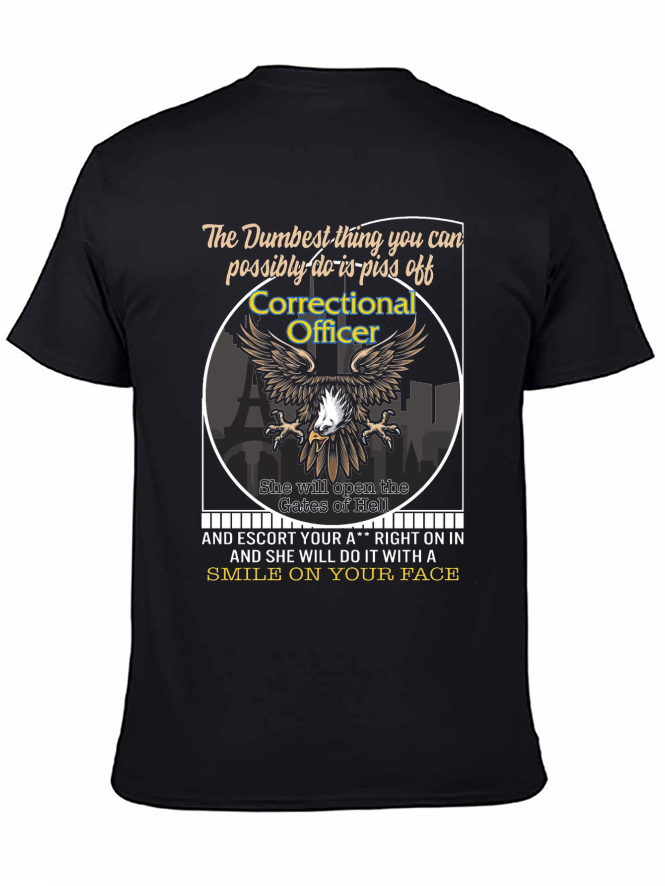 Correctional Officer Eagle Graphic Tee