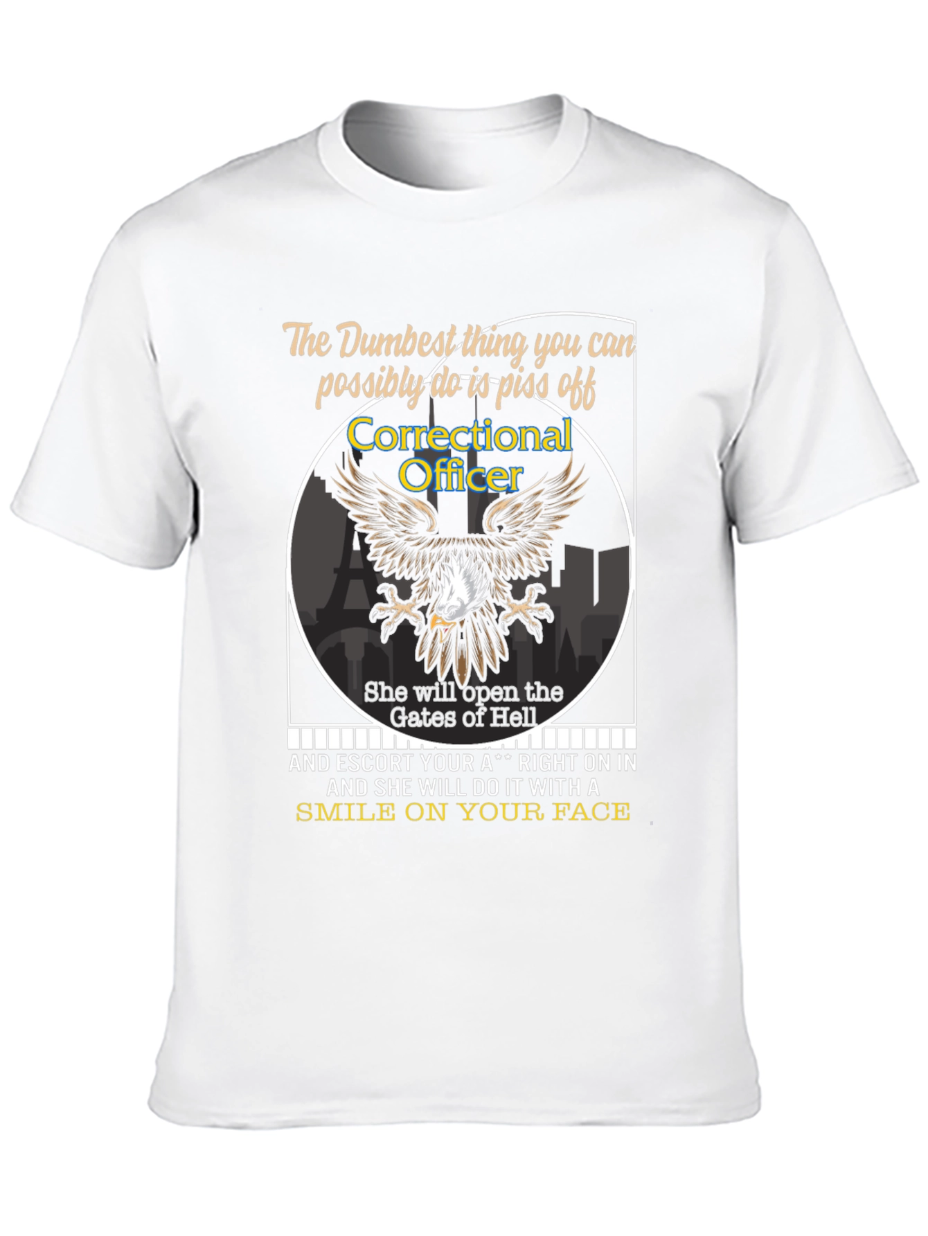 Correctional Officer Eagle Graphic Tee