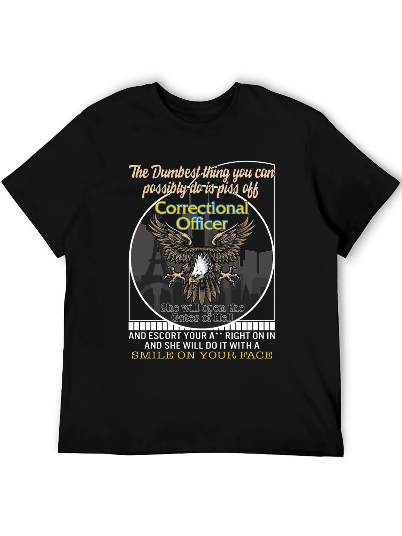 Correctional Officer Eagle Graphic Tee