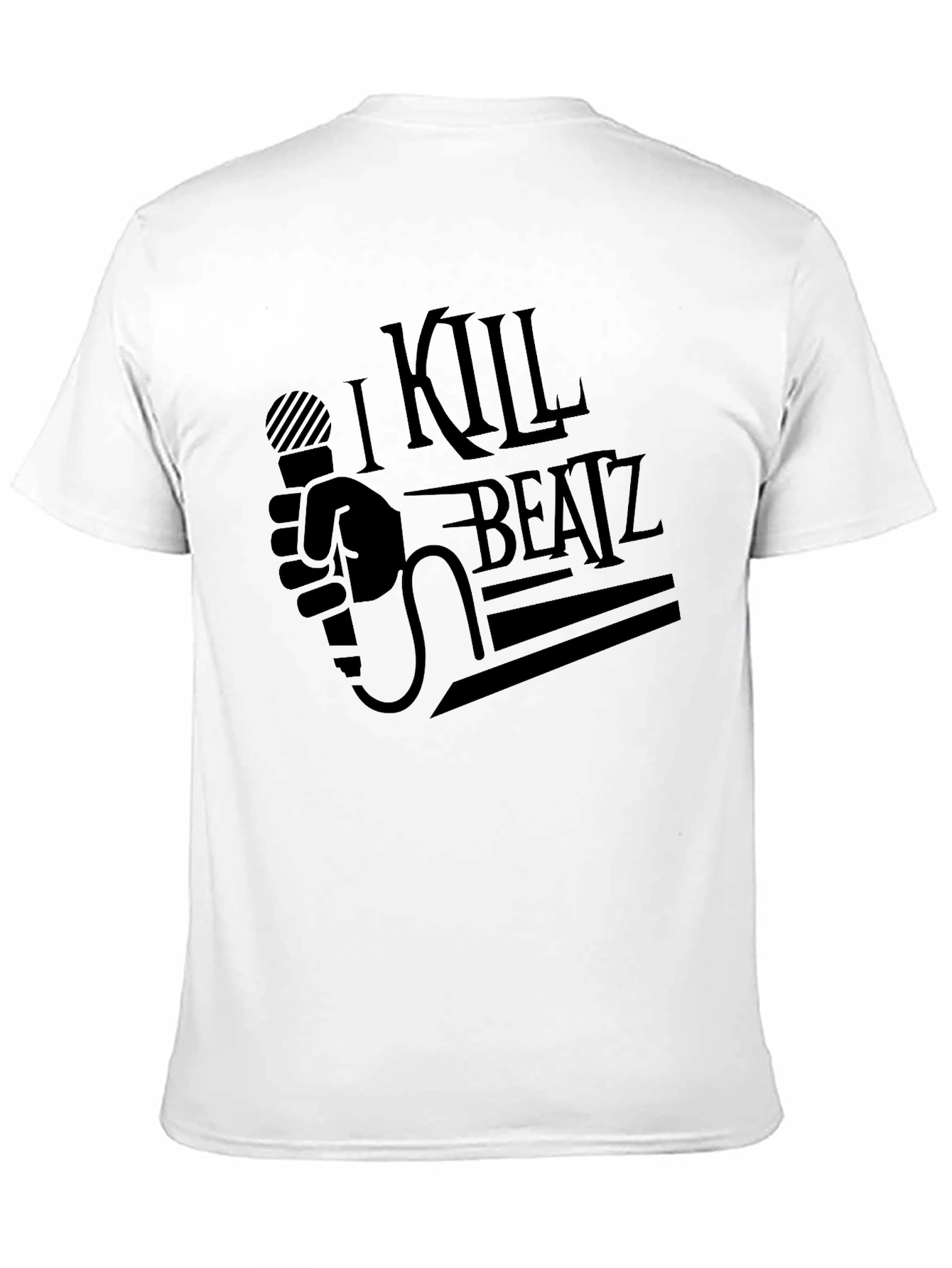 I Kill Beatz Black Graphic Tee
