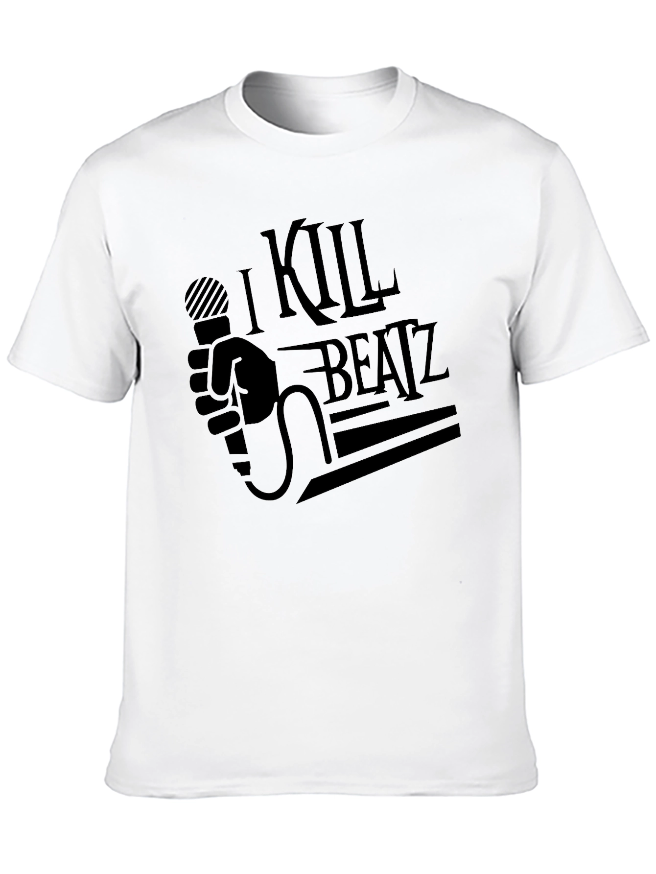 I Kill Beatz Black Graphic Tee