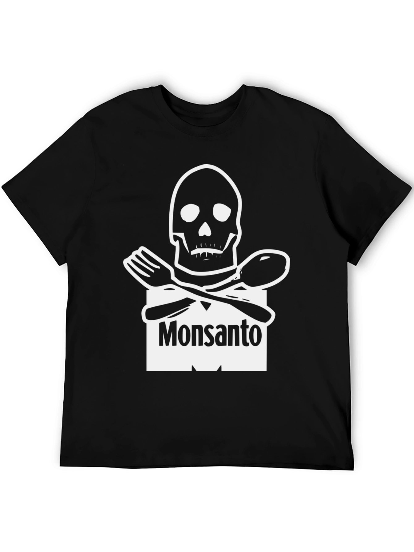 Monsanto Parody Black T-Shirt