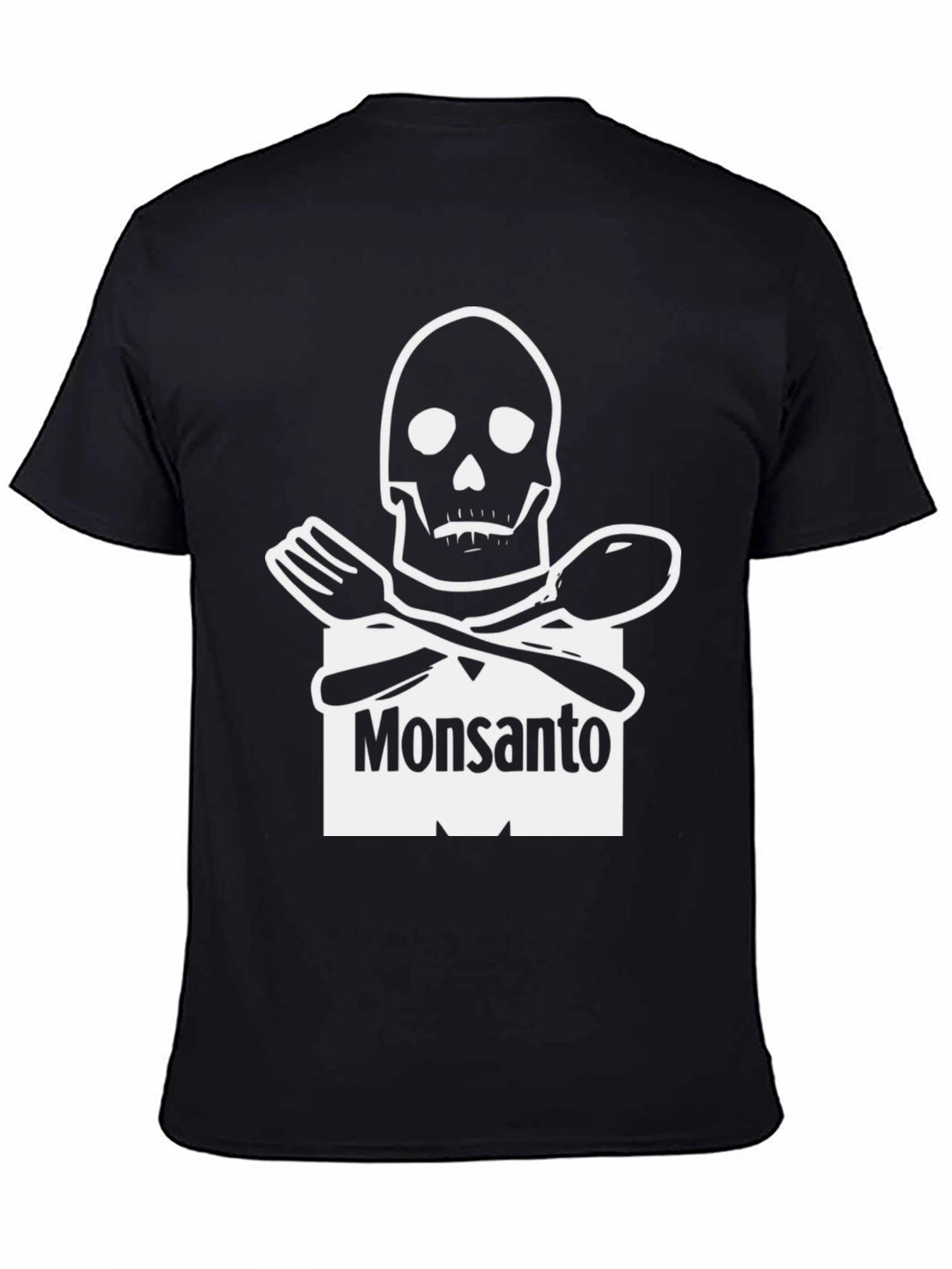 Monsanto Parody Black T-Shirt