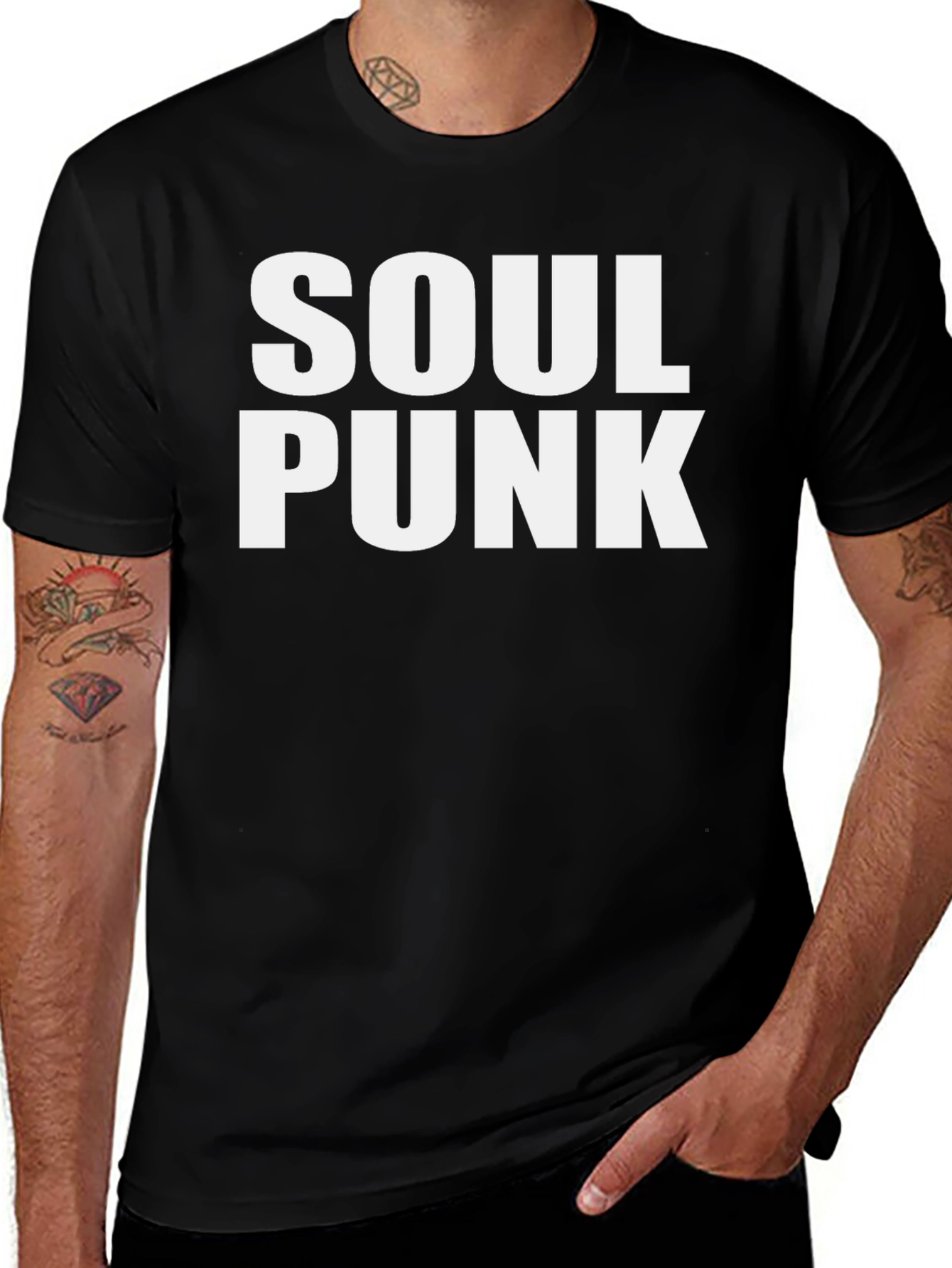 Soul Punk Graphic Tee - Mens Black T-Shirt