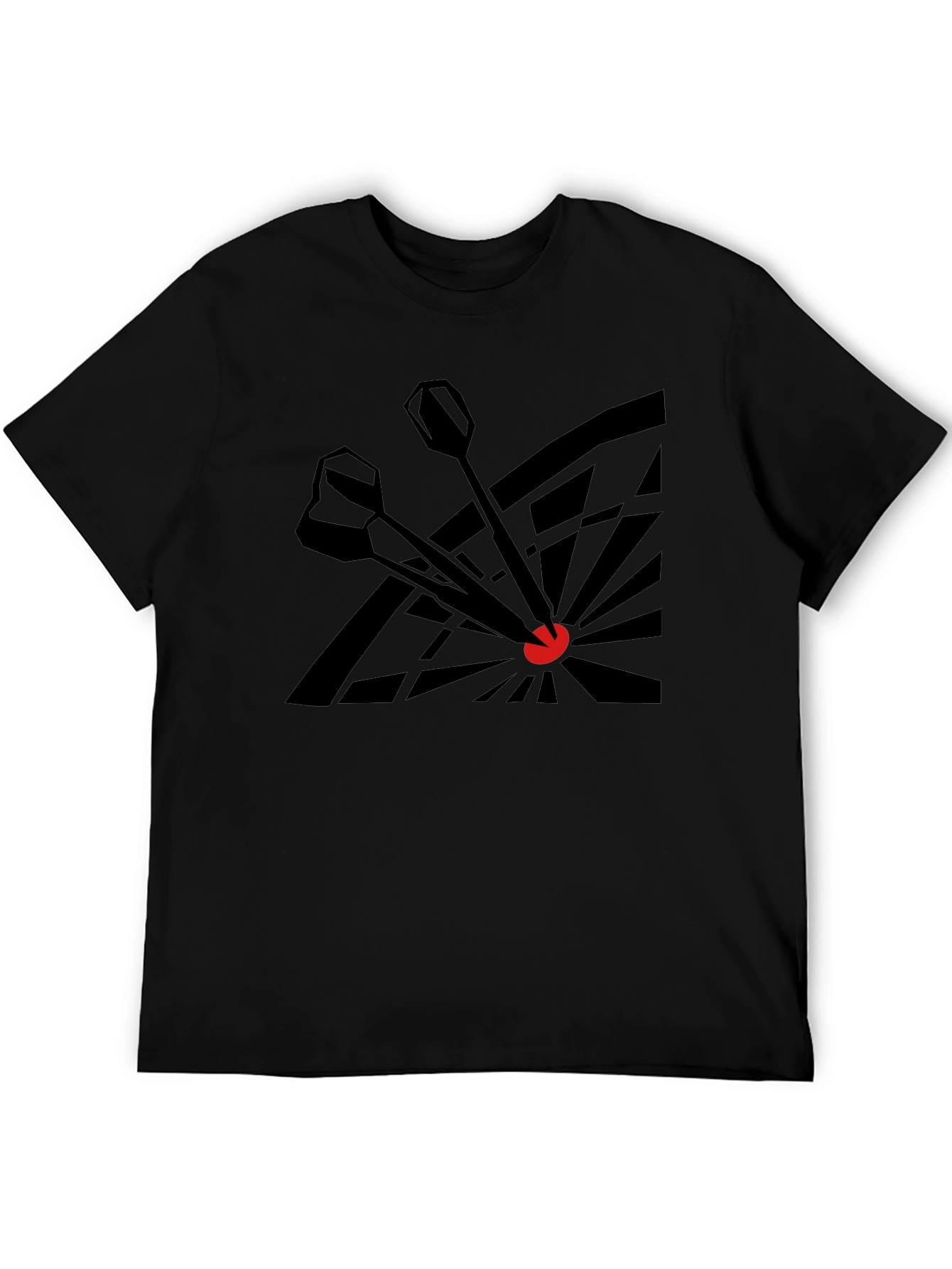 Darts Bullseye Black T-Shirt