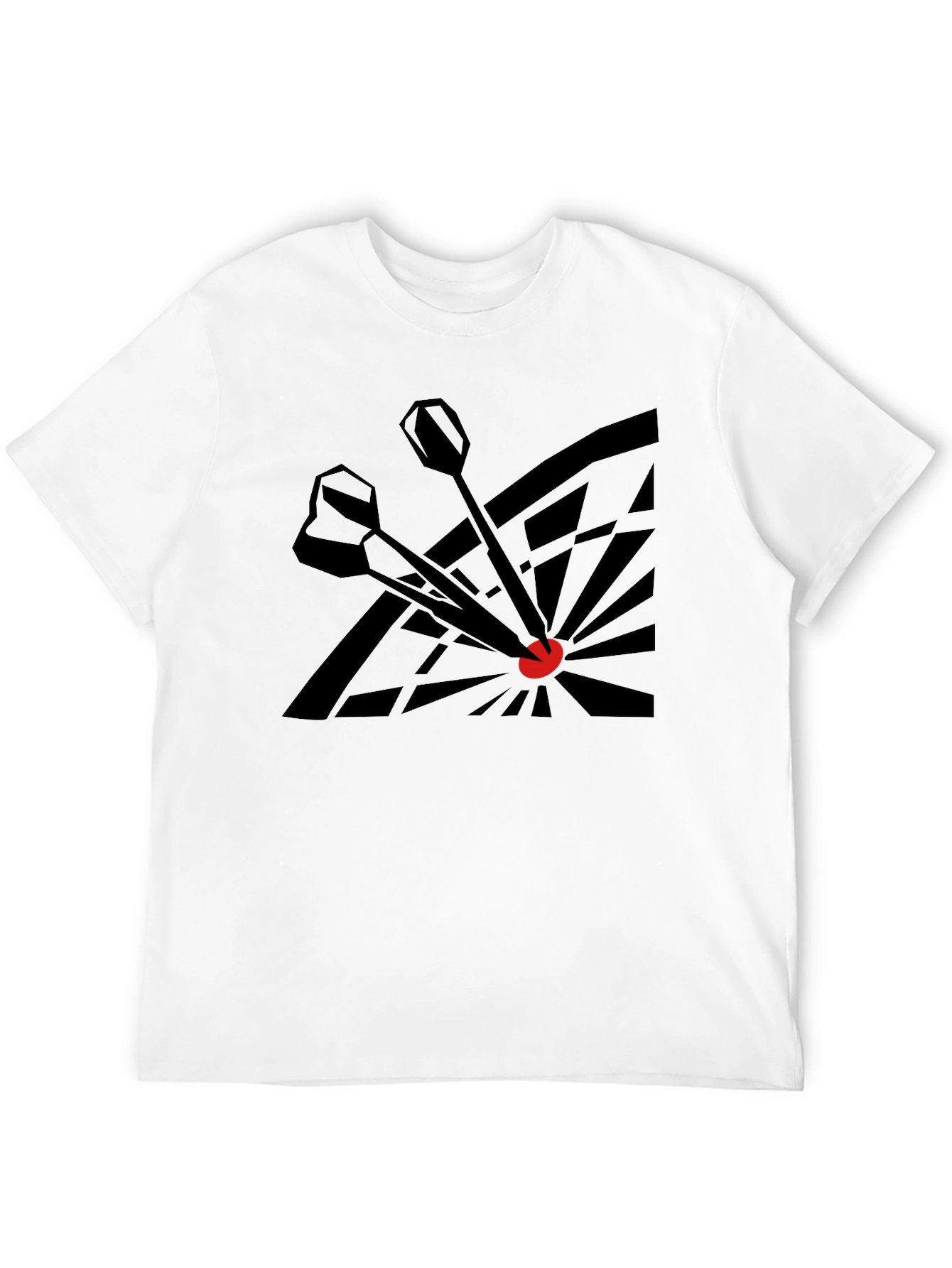 Darts Bullseye Black T-Shirt
