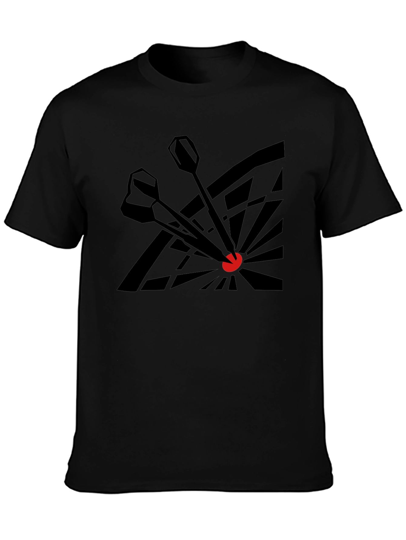 Darts Bullseye Black T-Shirt