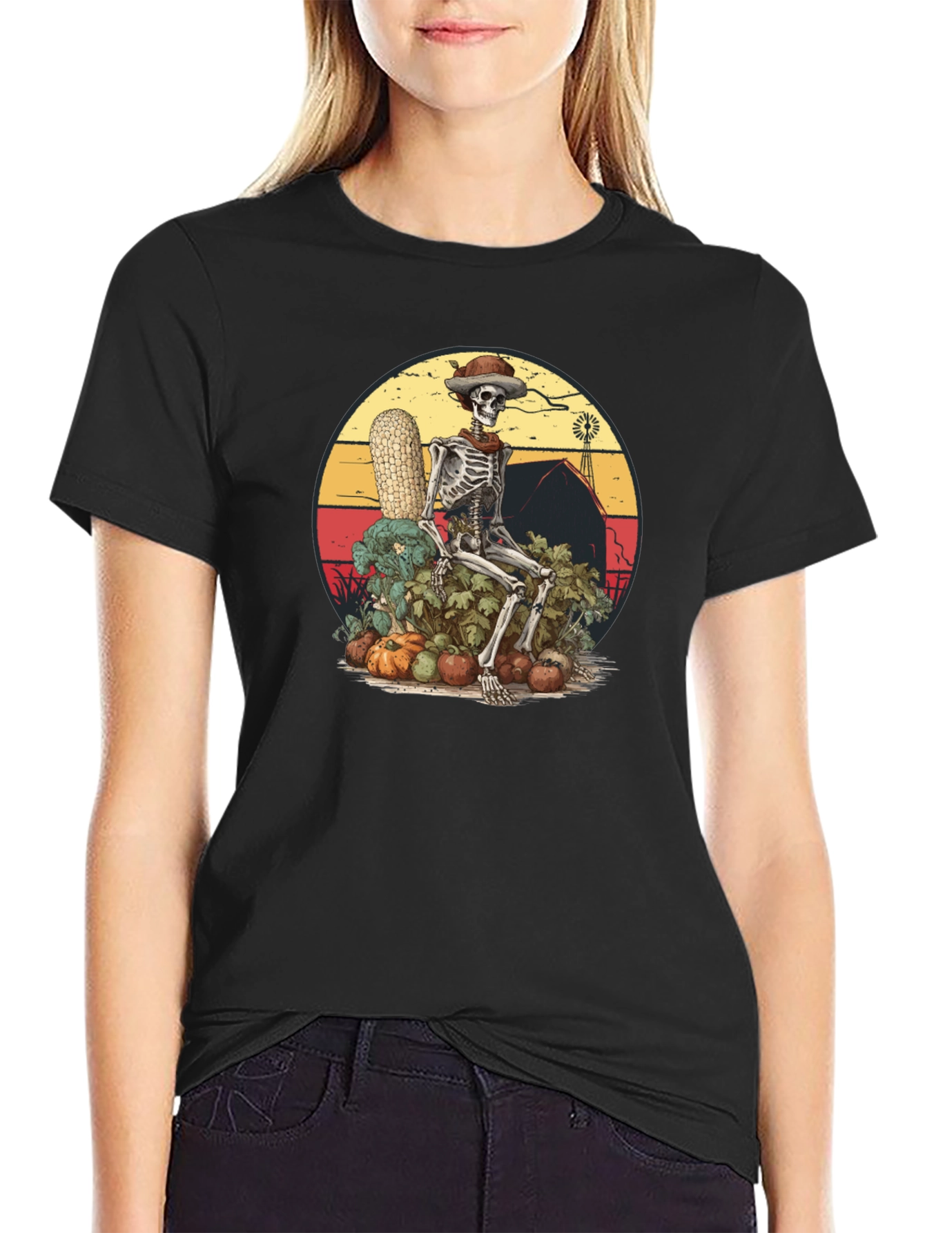 Harvest Skeleton Graphic Tee