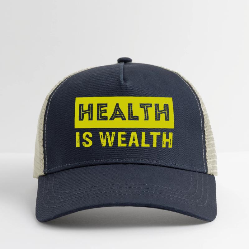 Health is wealth (Vector graphic)