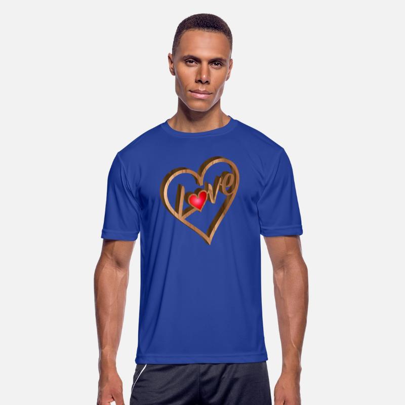 Heart relief in wood look for Valentine's Day