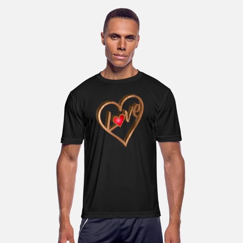 Heart relief in wood look for Valentine's Day