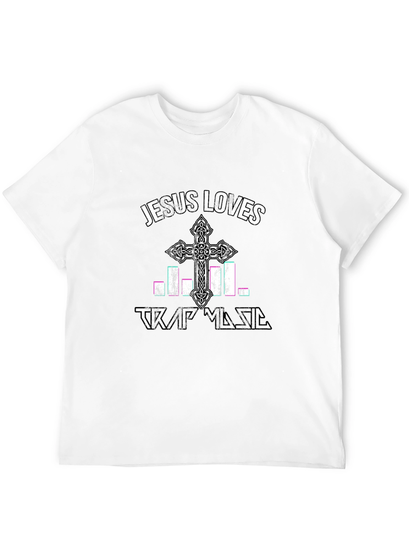 Jesus Loves Trap Music T-Shirt - Religious Graphic Tee