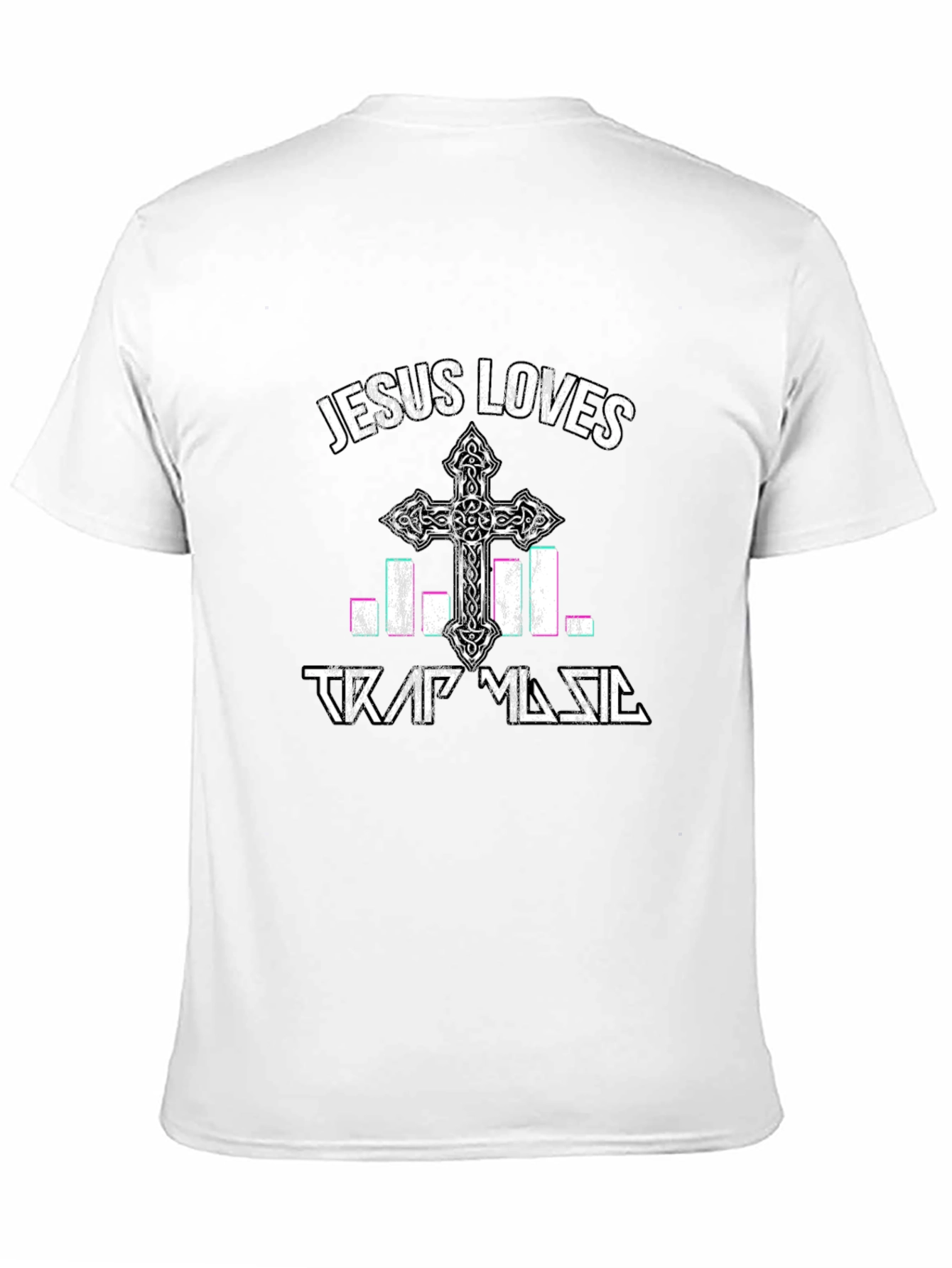 Jesus Loves Trap Music T-Shirt - Religious Graphic Tee