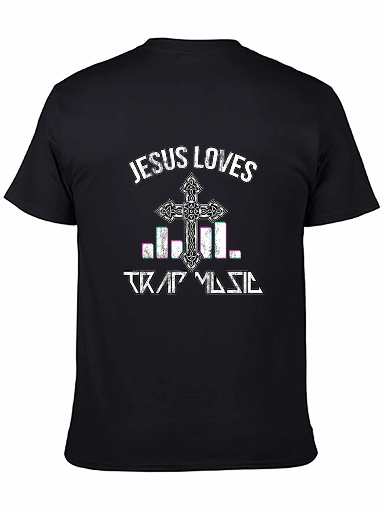 Jesus Loves Trap Music T-Shirt - Religious Graphic Tee