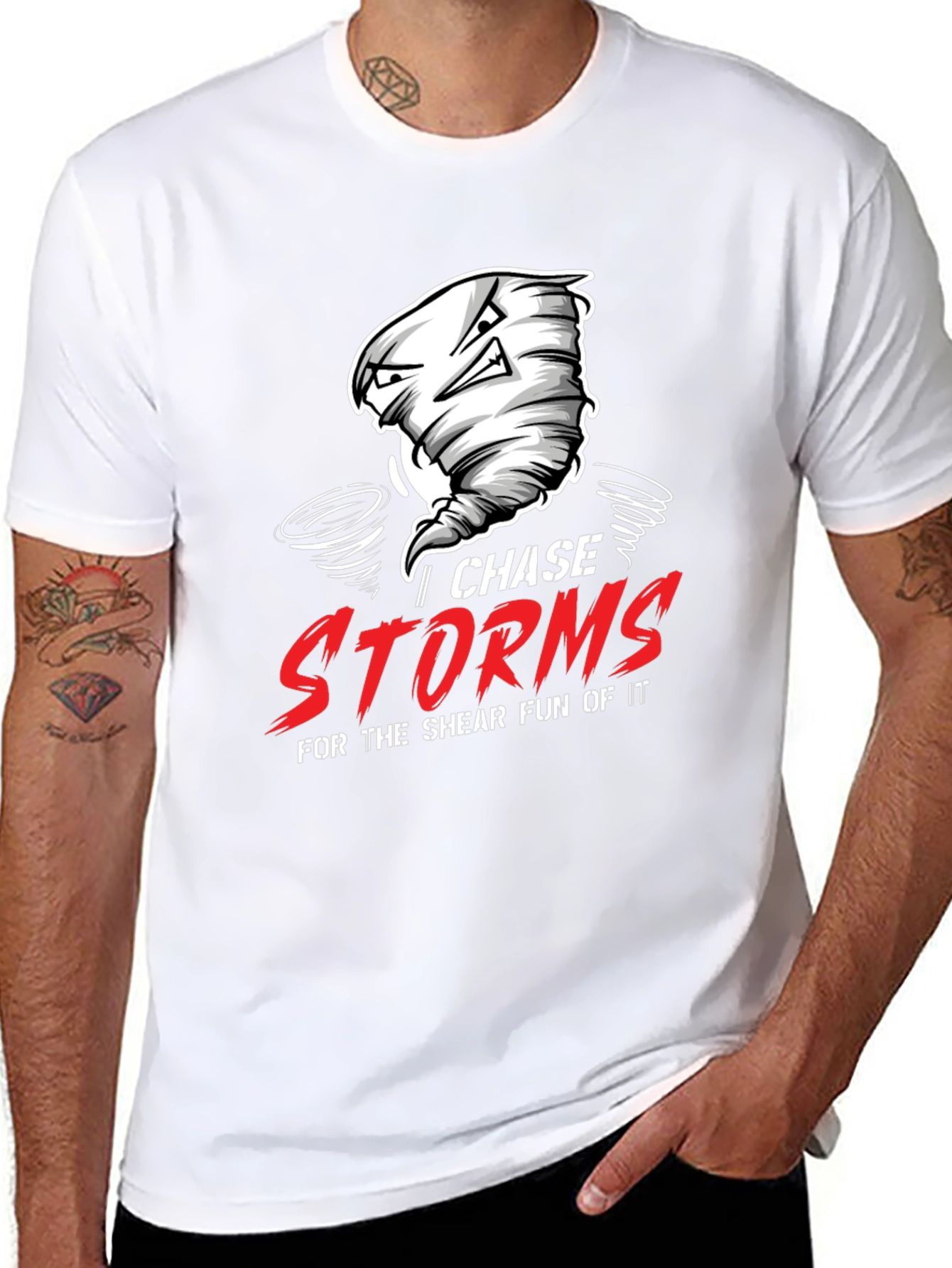 Chase Storms Graphic T-Shirt - Fun Weather Tee