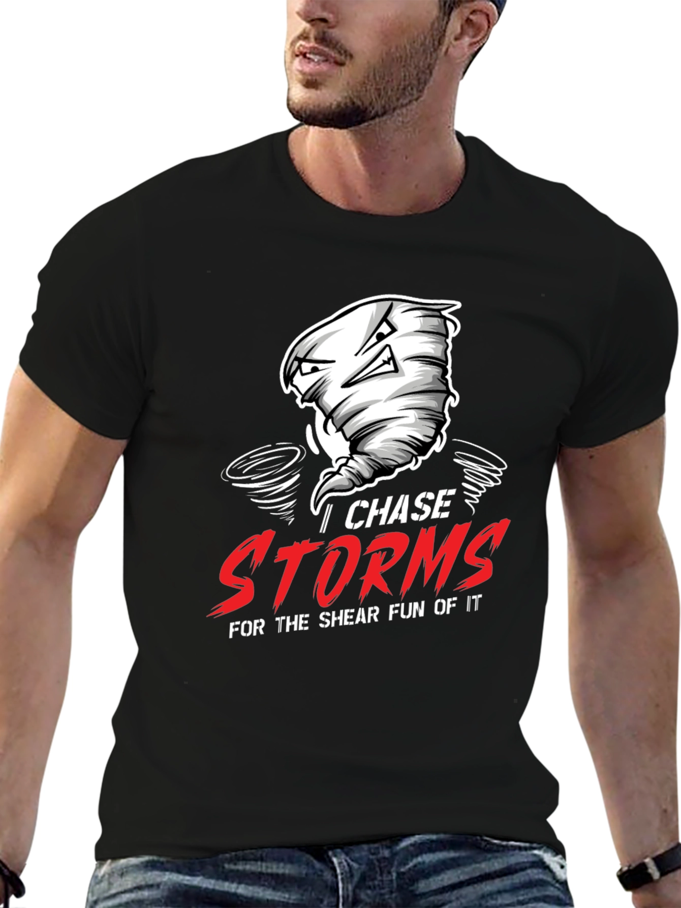 Chase Storms Graphic T-Shirt - Fun Weather Tee