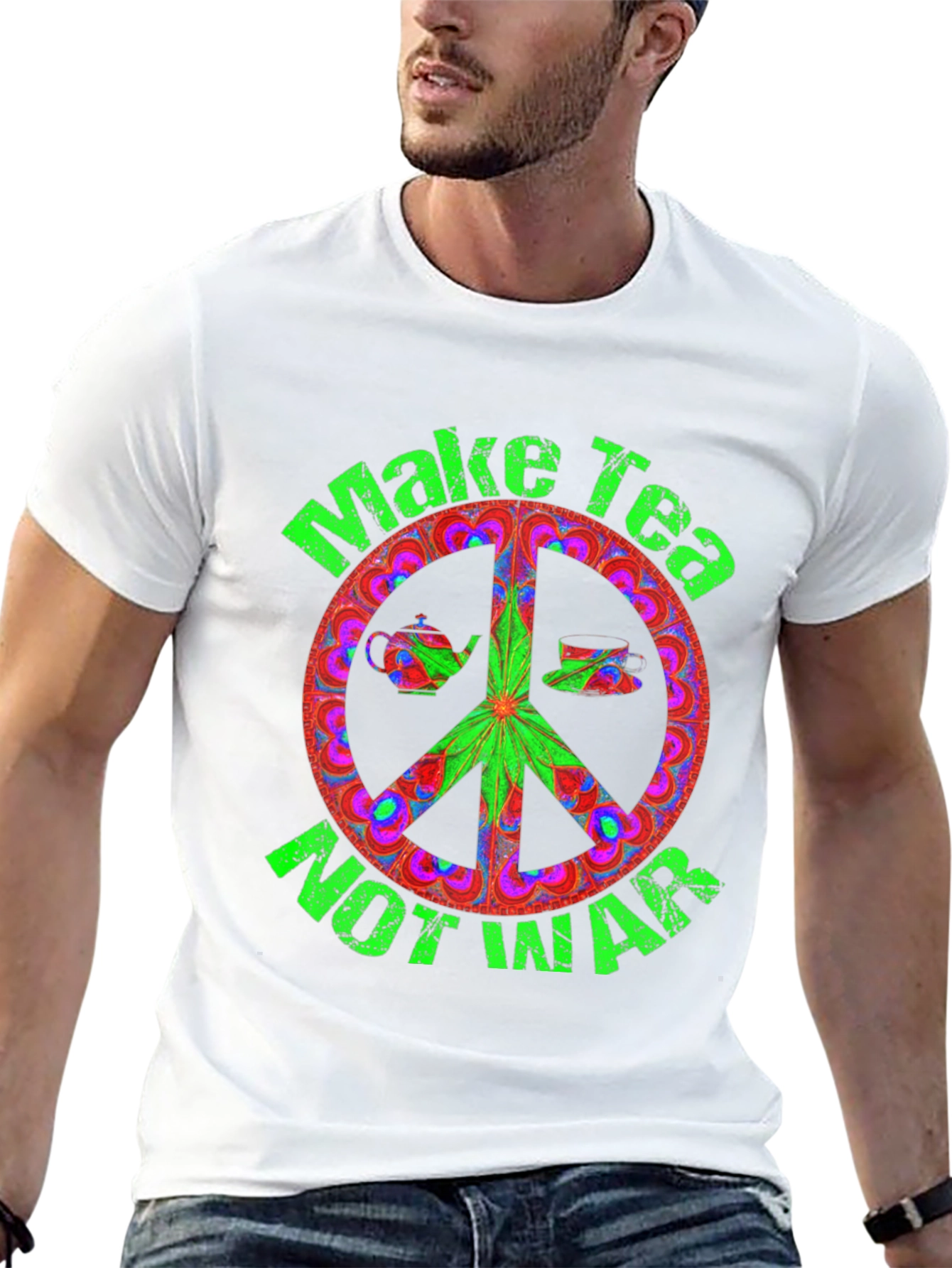 Make Tea Not War Graphic Tee