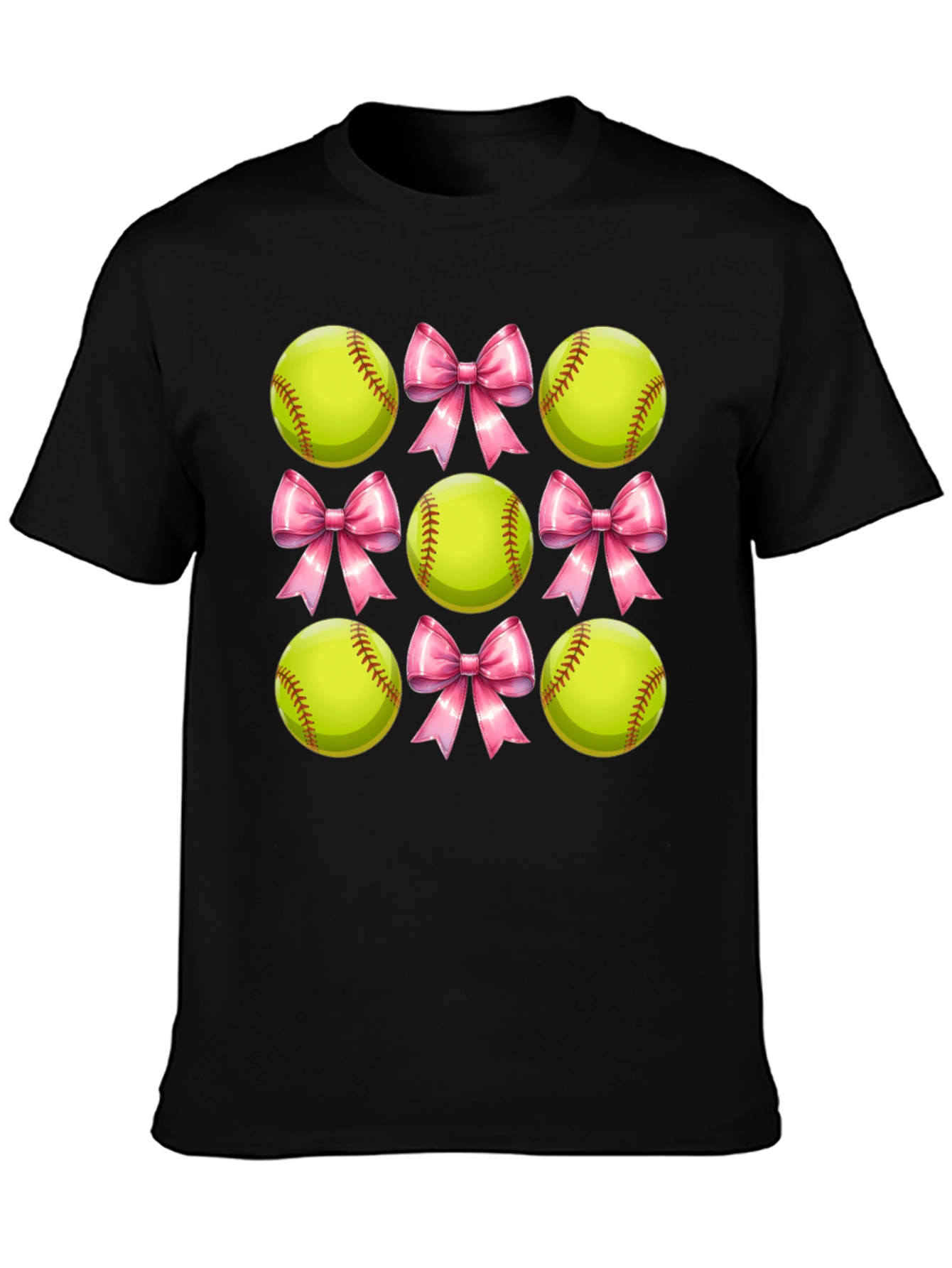 Softball Bow T-Shirt