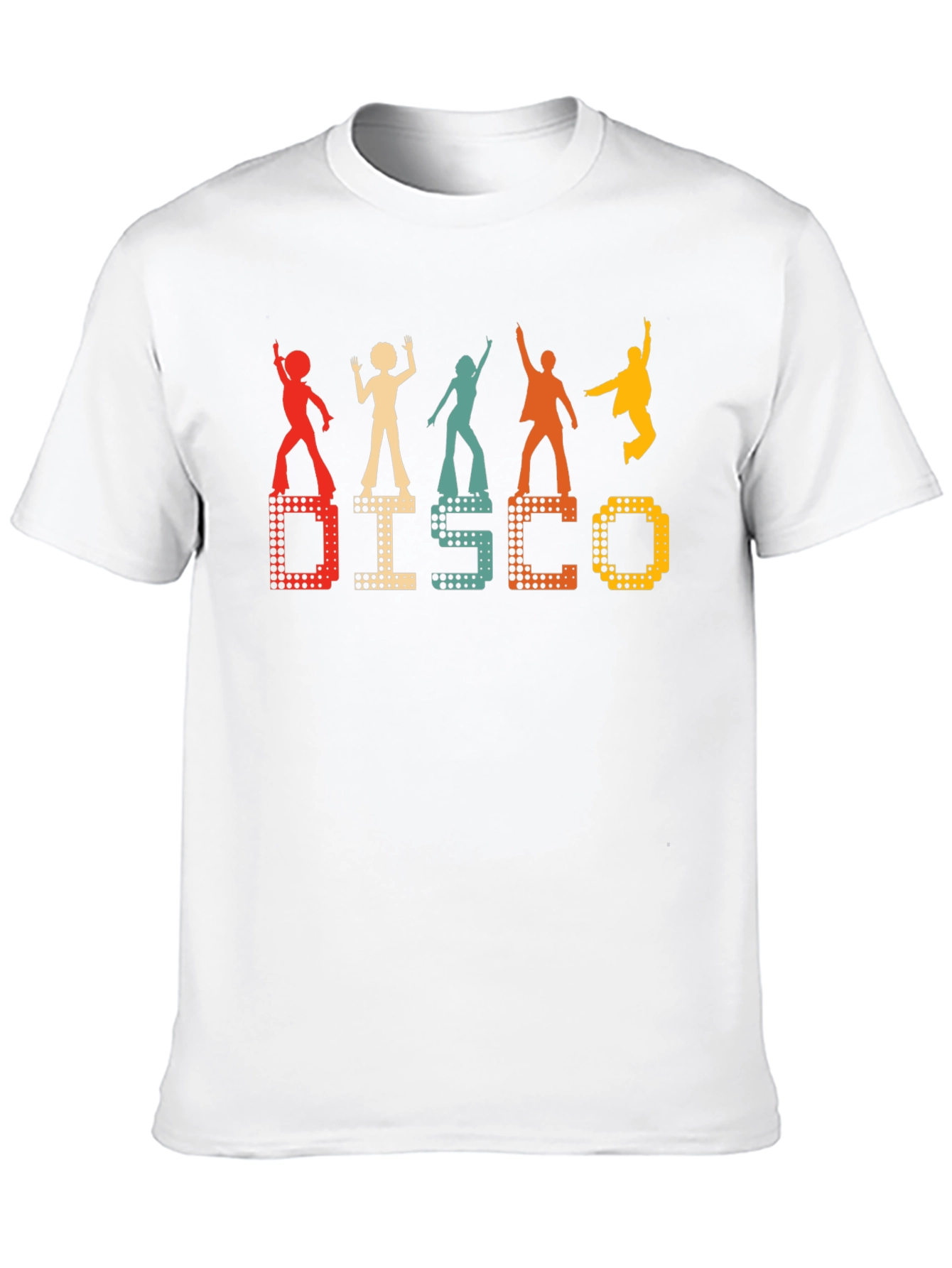 Retro Disco Graphic Tee - 70s Inspired Dance Shirt