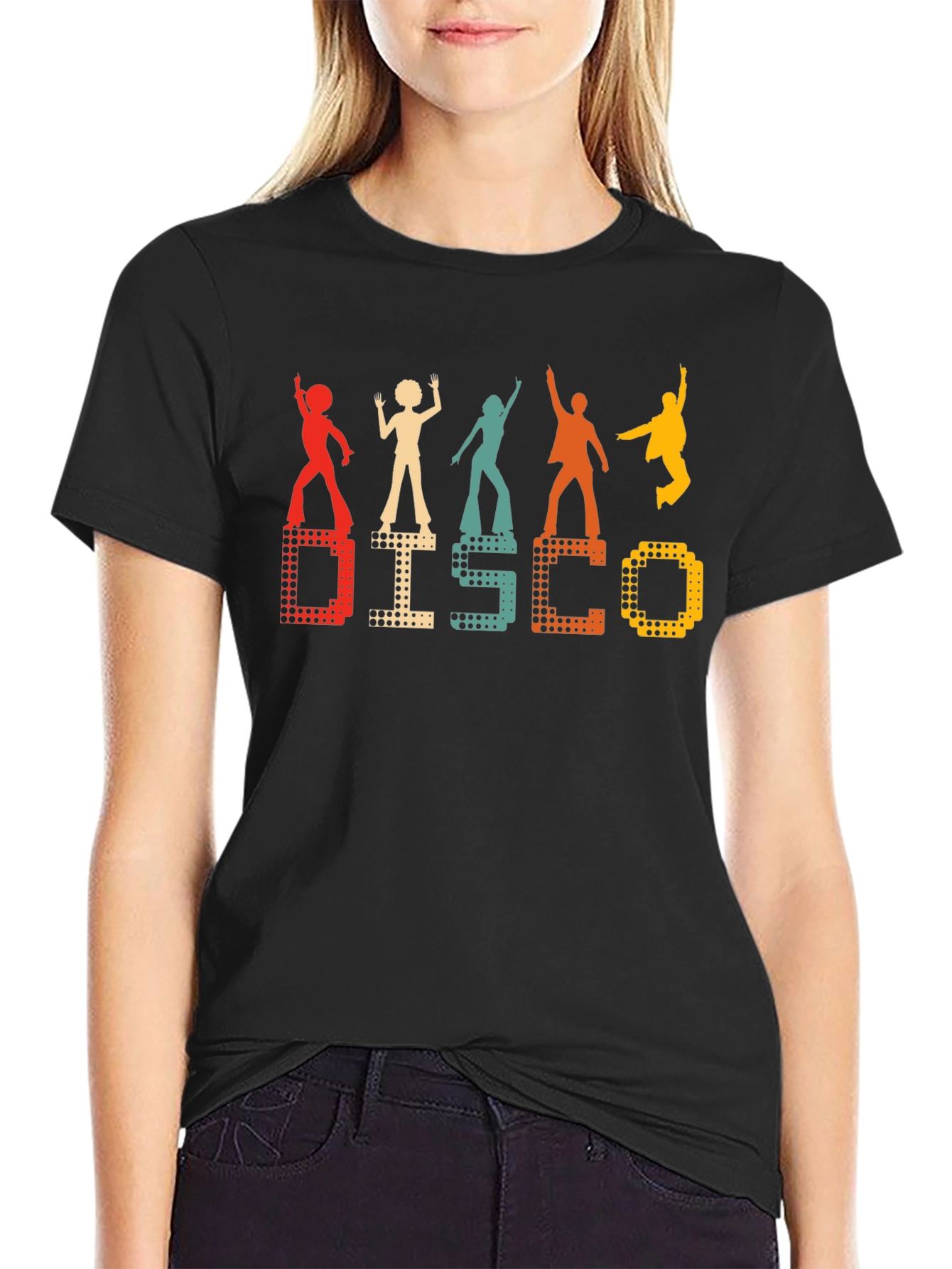 Retro Disco Graphic Tee - 70s Inspired Dance Shirt
