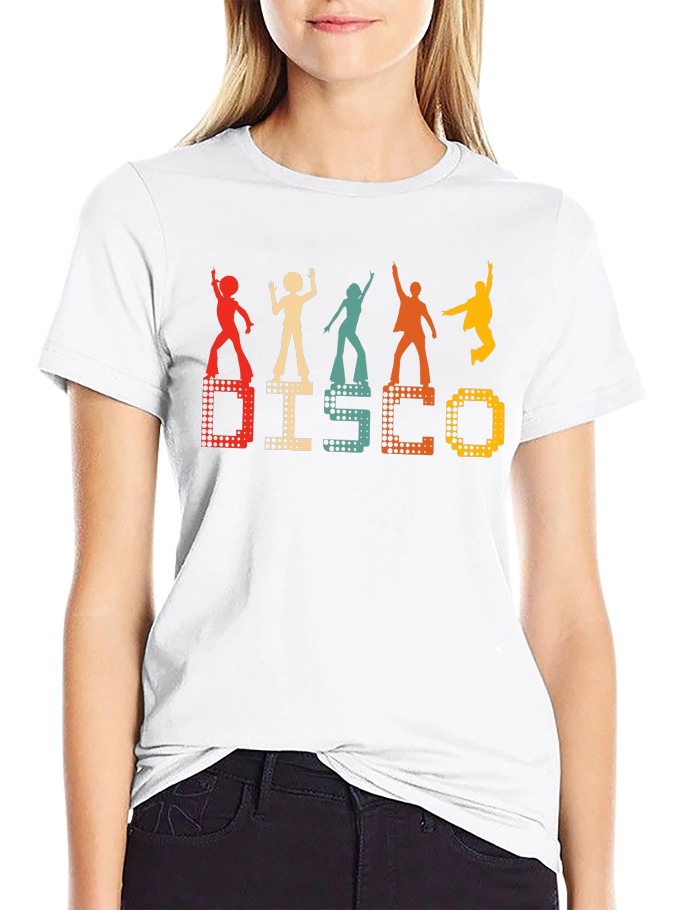 Retro Disco Graphic Tee - 70s Inspired Dance Shirt