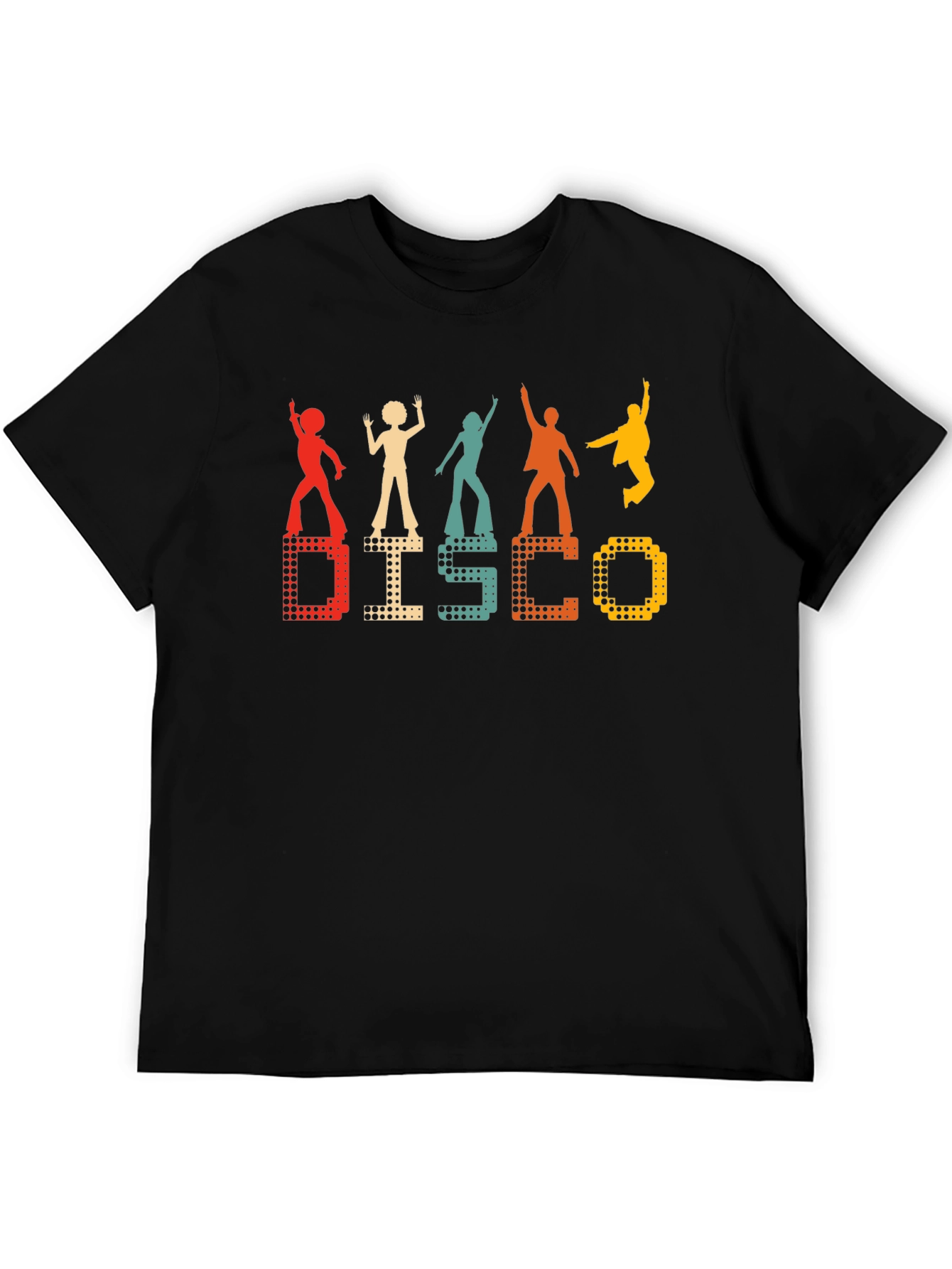 Retro Disco Graphic Tee - 70s Inspired Dance Shirt