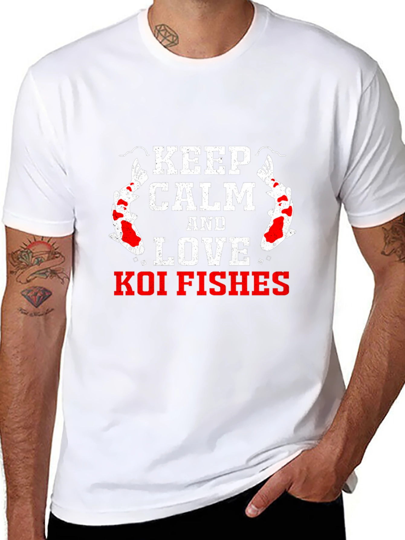 Keep Calm and Love Koi Fishes T-Shirt