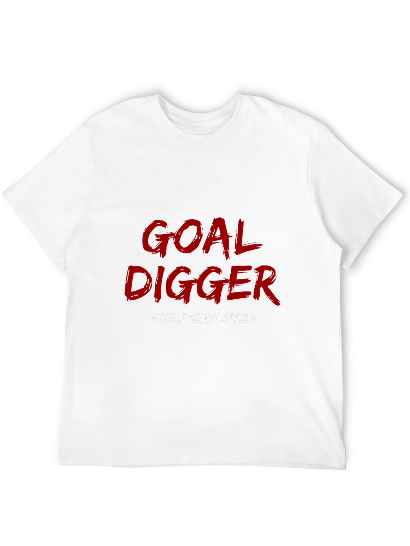 Goal Digger Self-Employed Black T-Shirt