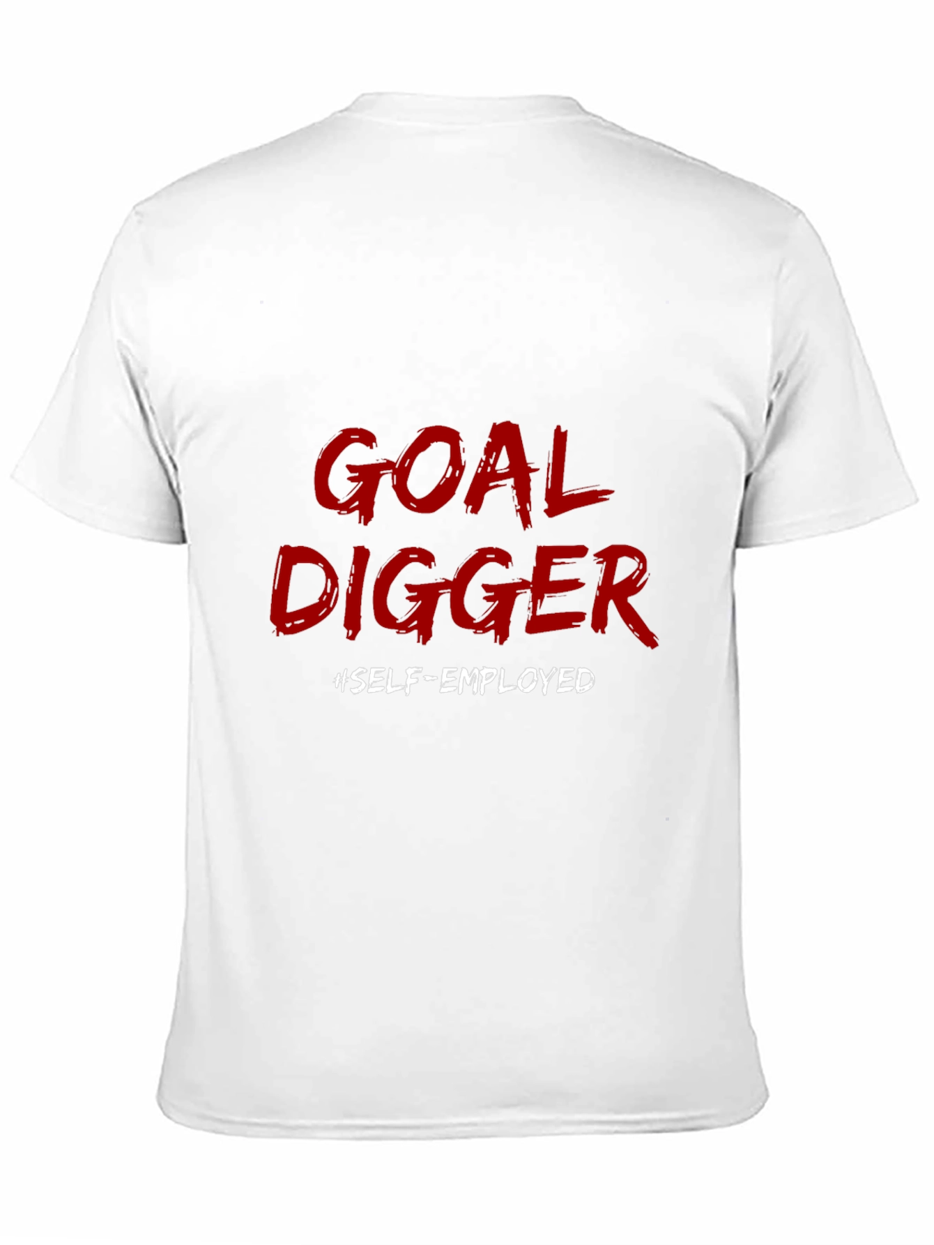 Goal Digger Self-Employed Black T-Shirt