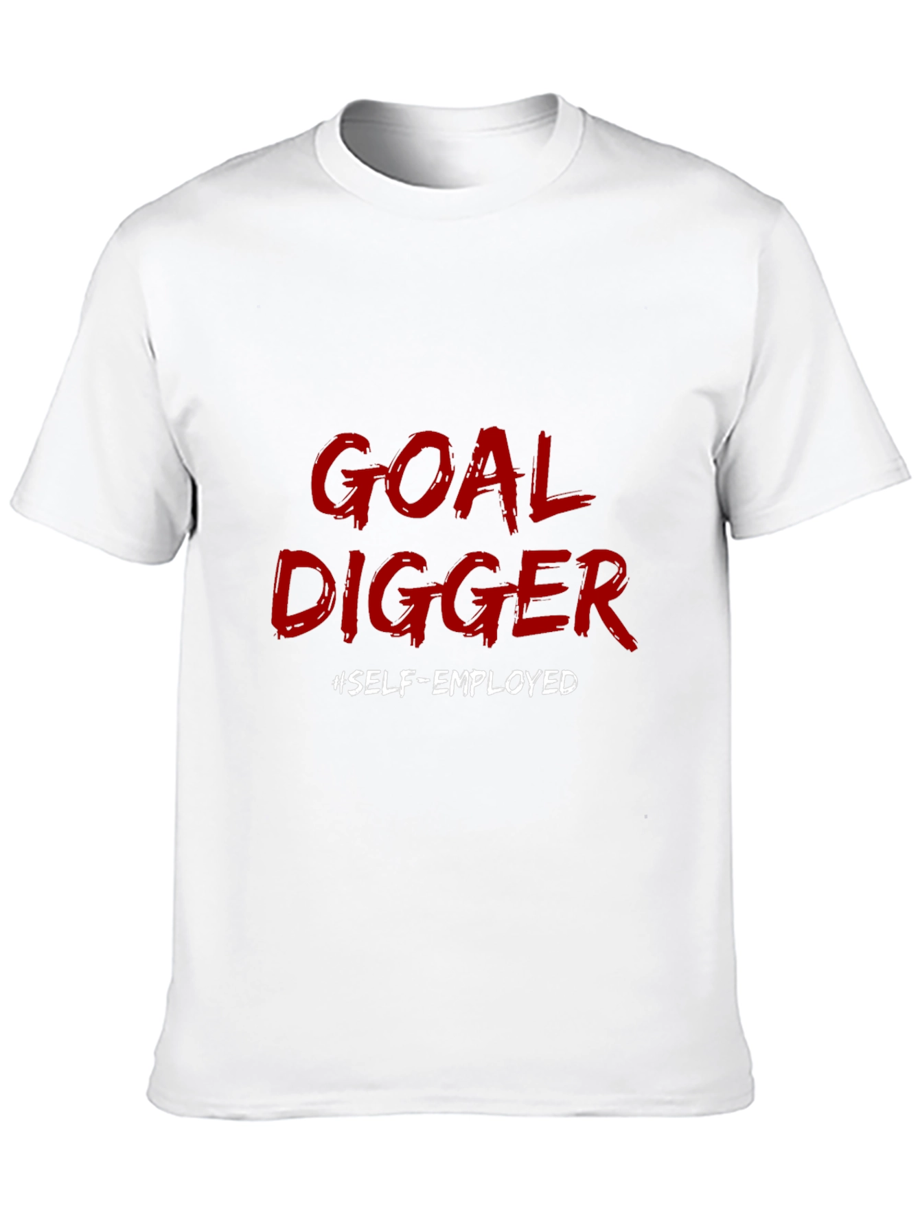Goal Digger Self-Employed Black T-Shirt