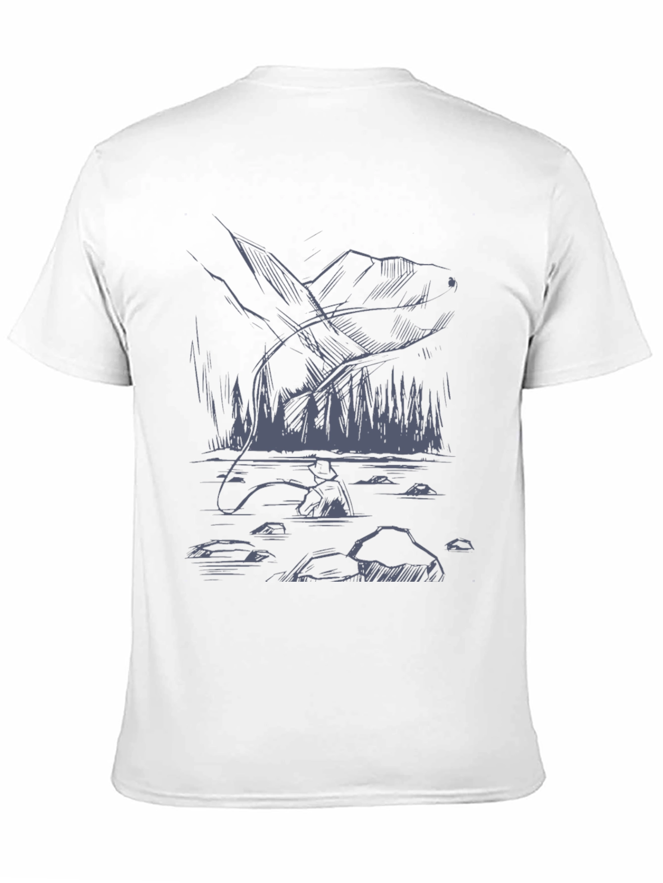 Fly Fishing Graphic Tee - Angler T-Shirt