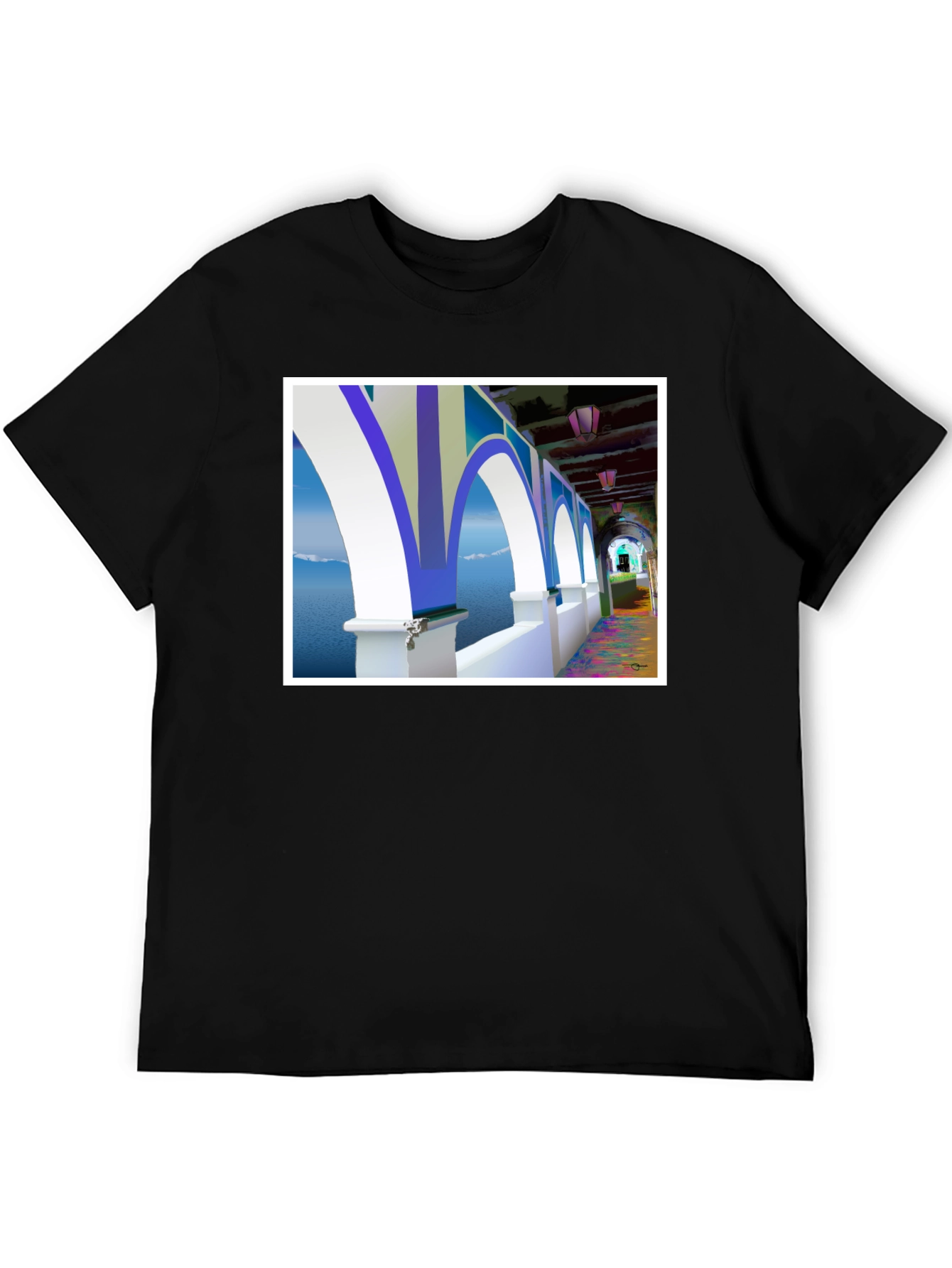 Arched Seascape Graphic Tee