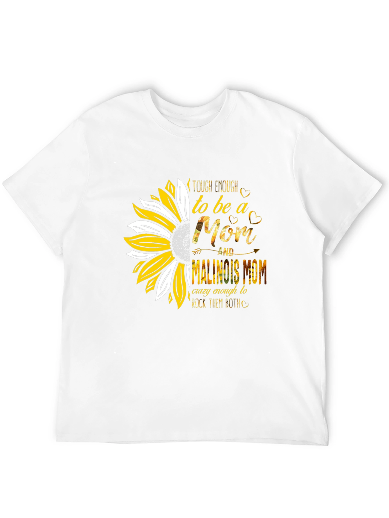 Tough Enough Mom Sunflower Graphic Tee