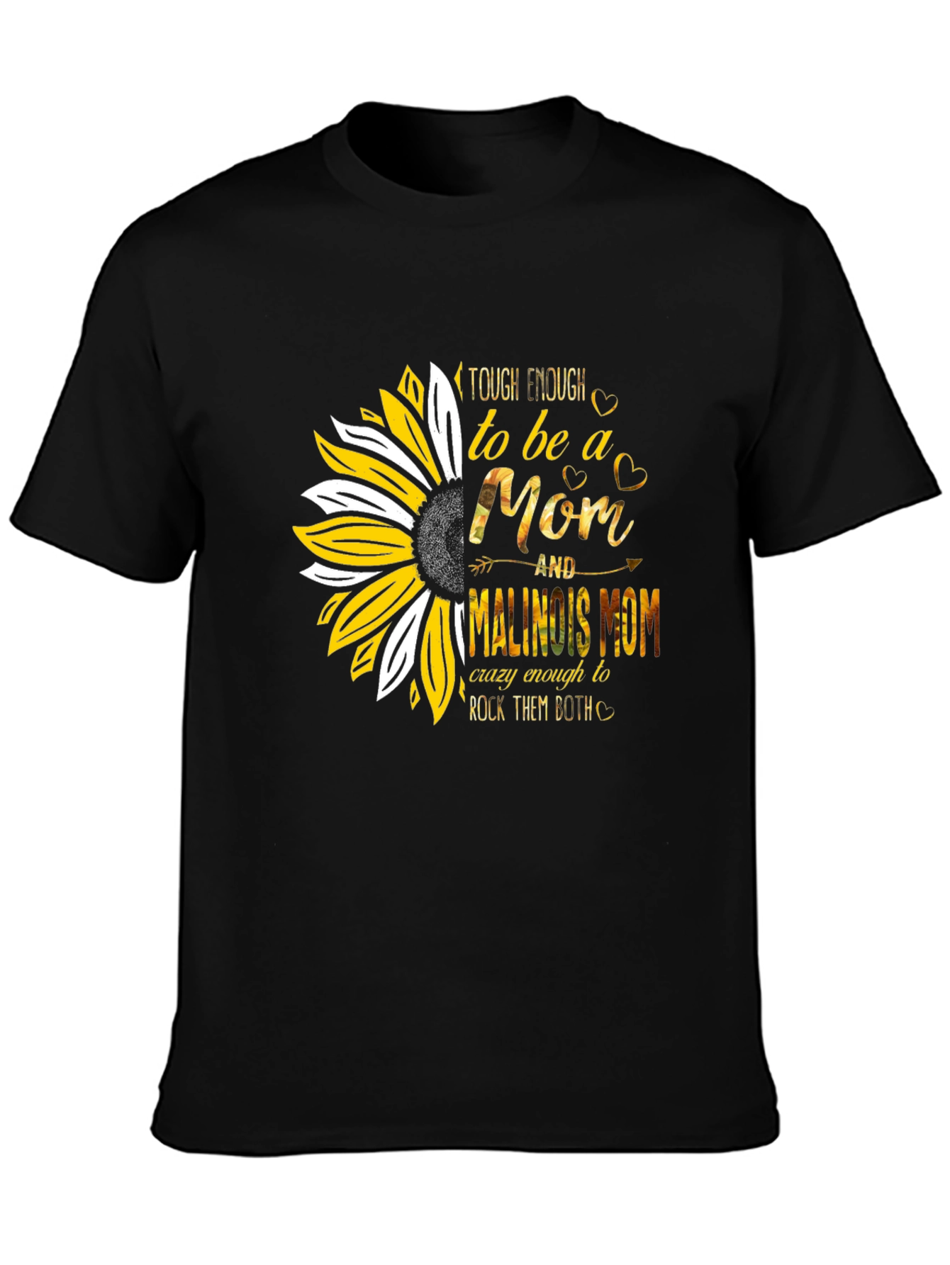 Tough Enough Mom Sunflower Graphic Tee