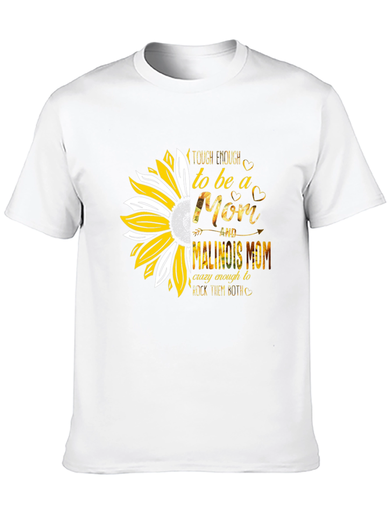 Tough Enough Mom Sunflower Graphic Tee