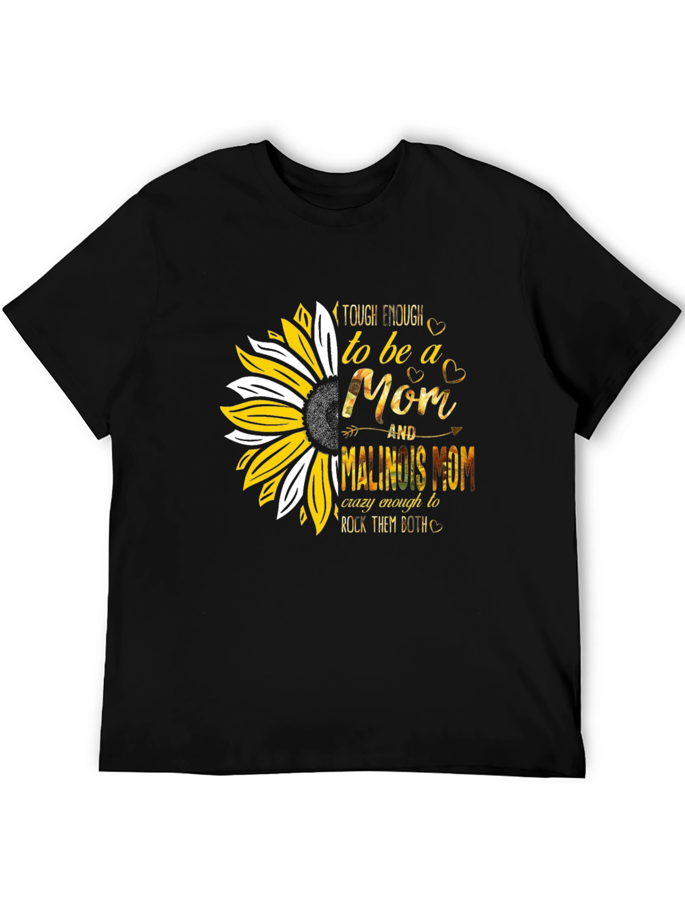 Tough Enough Mom Sunflower Graphic Tee