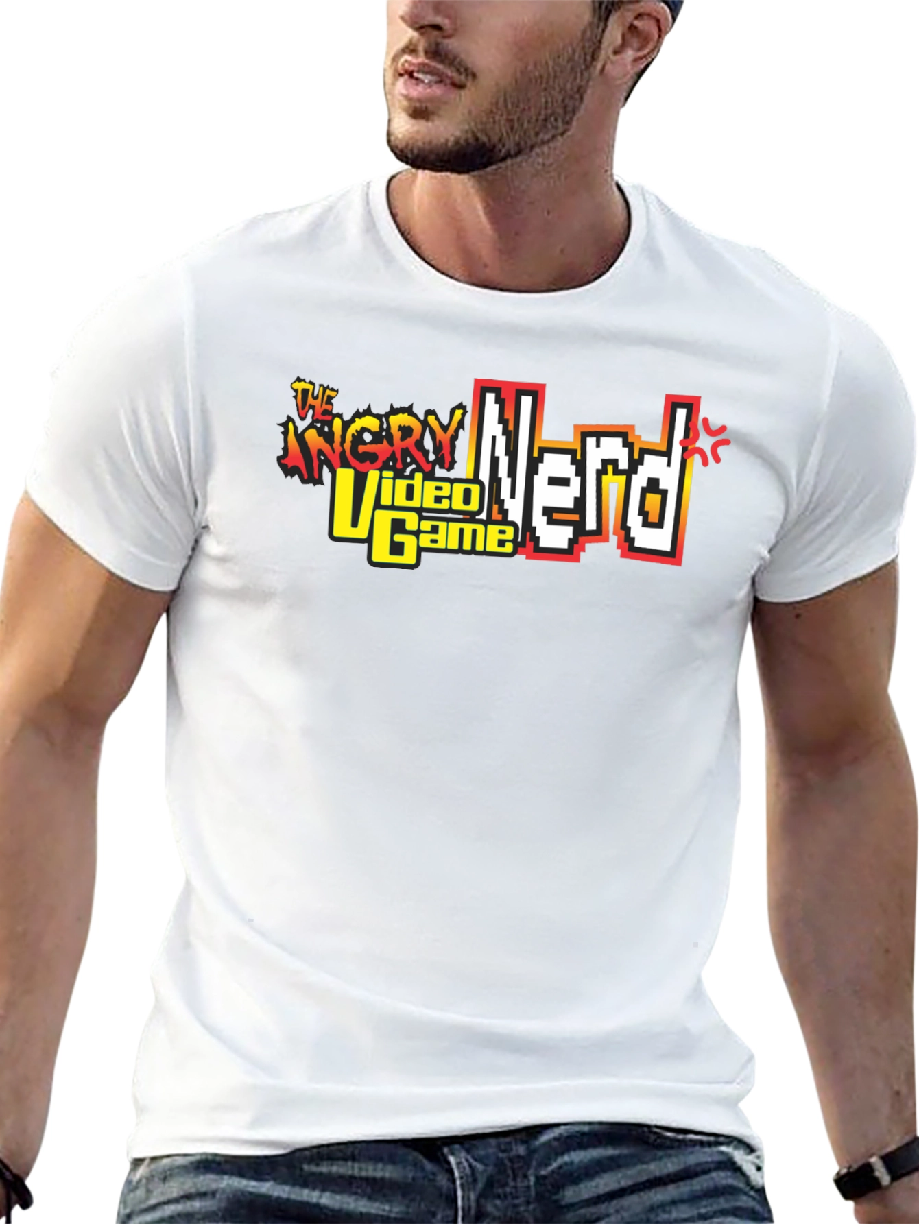 Angry Video Game Nerd Black T-Shirt