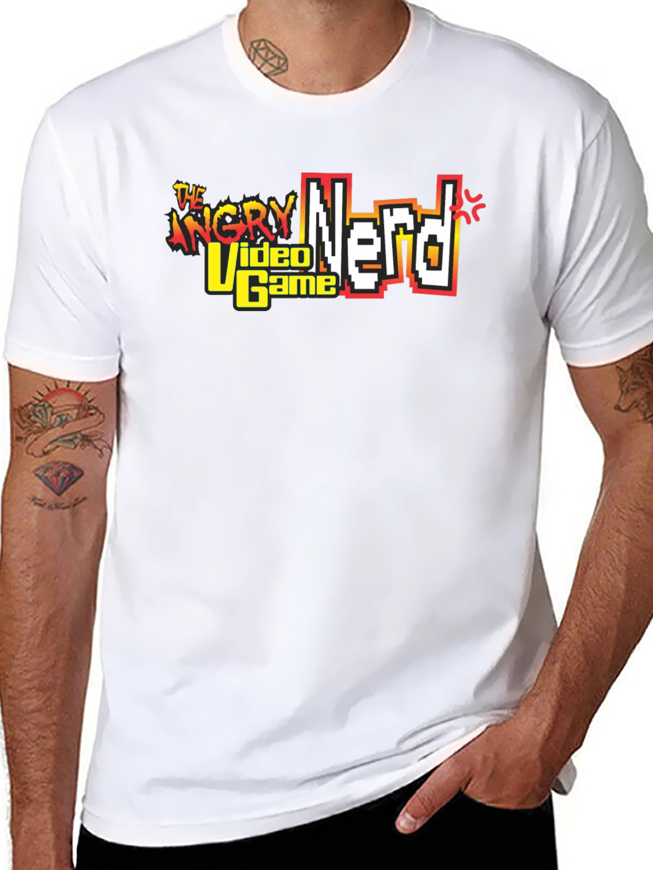 Angry Video Game Nerd Black T-Shirt