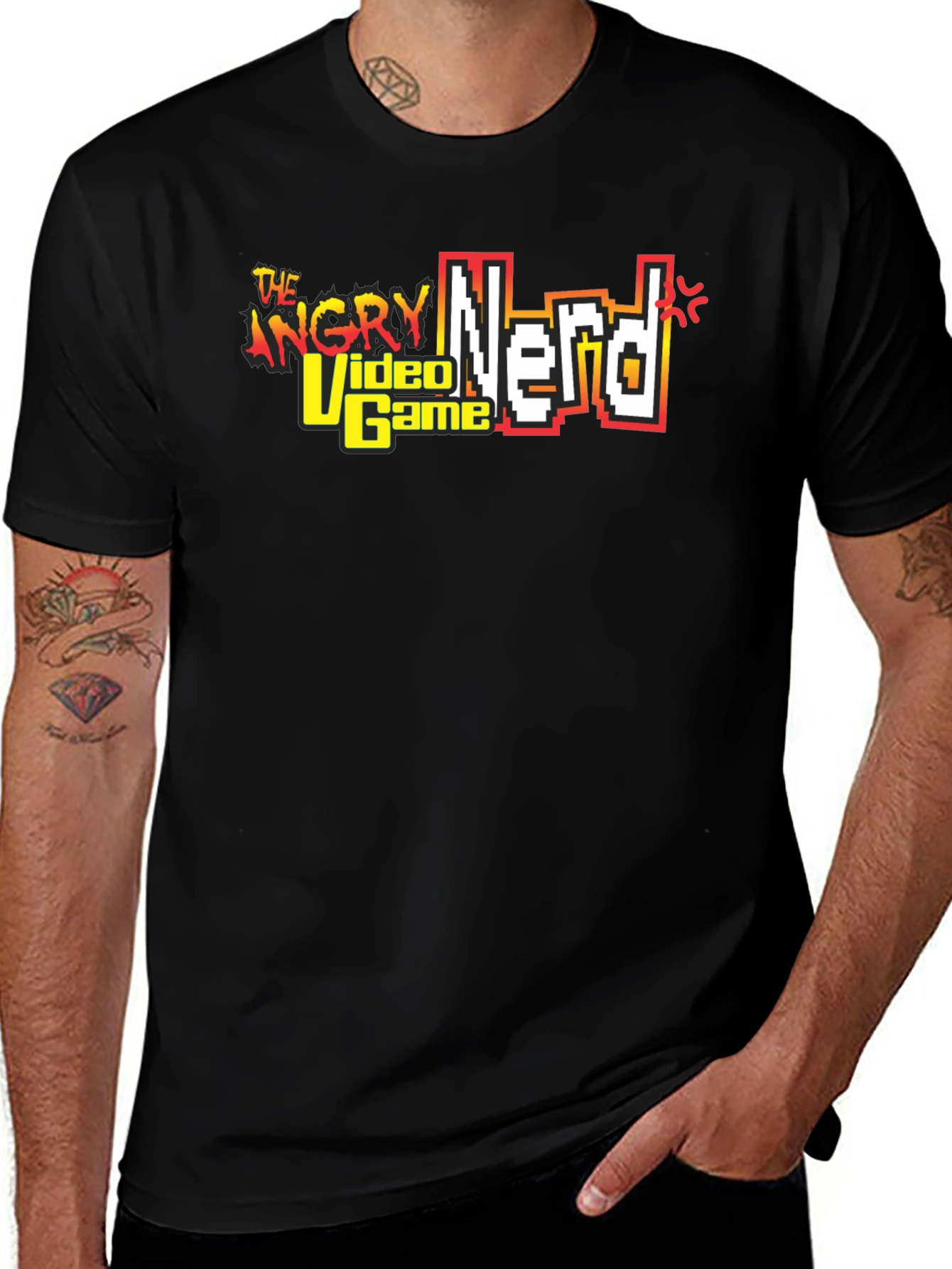 Angry Video Game Nerd Black T-Shirt