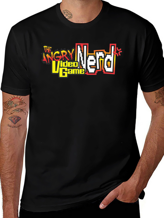 Angry Video Game Nerd Black T-Shirt