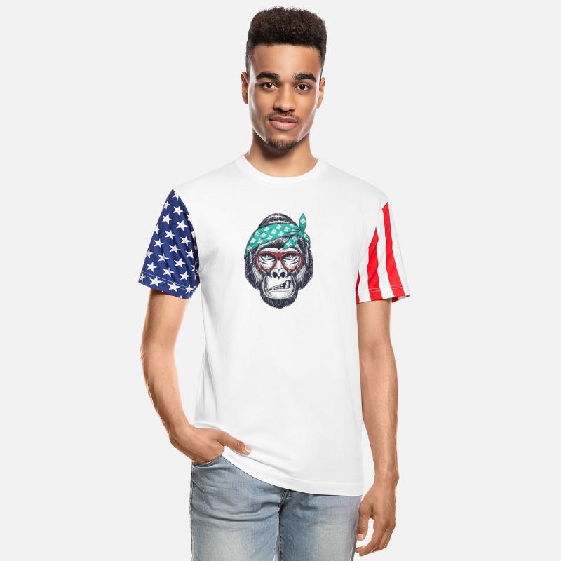 Hipster Gorilla With Glasses